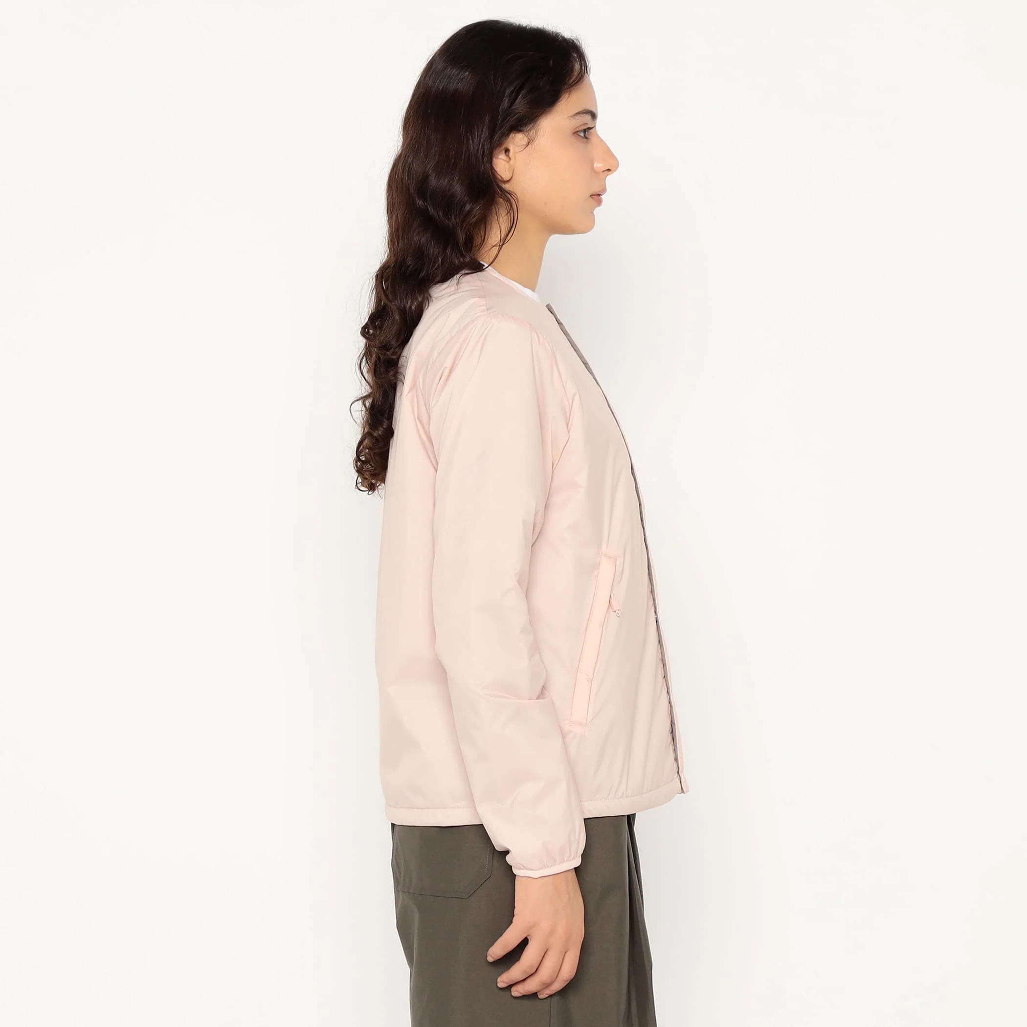 Women's Insulation Collarless Jacket - Image 4