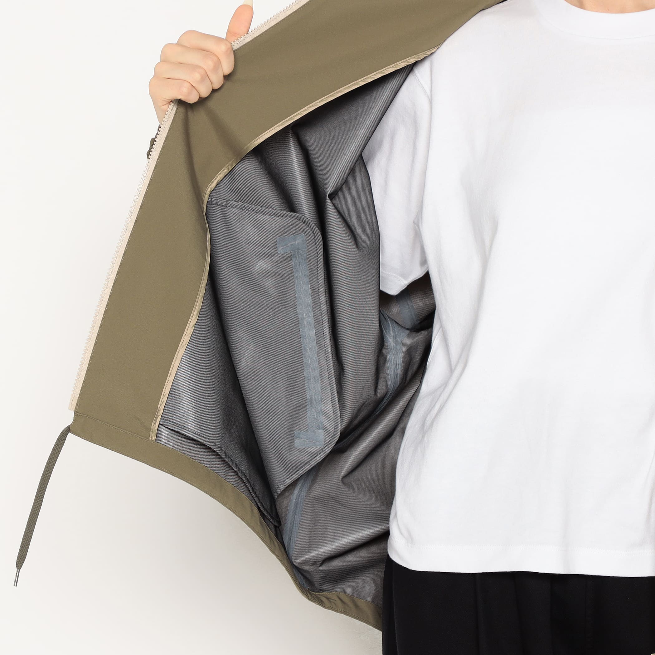 Women's 3-Layer Cloth Hooded Jacket - Image 16
