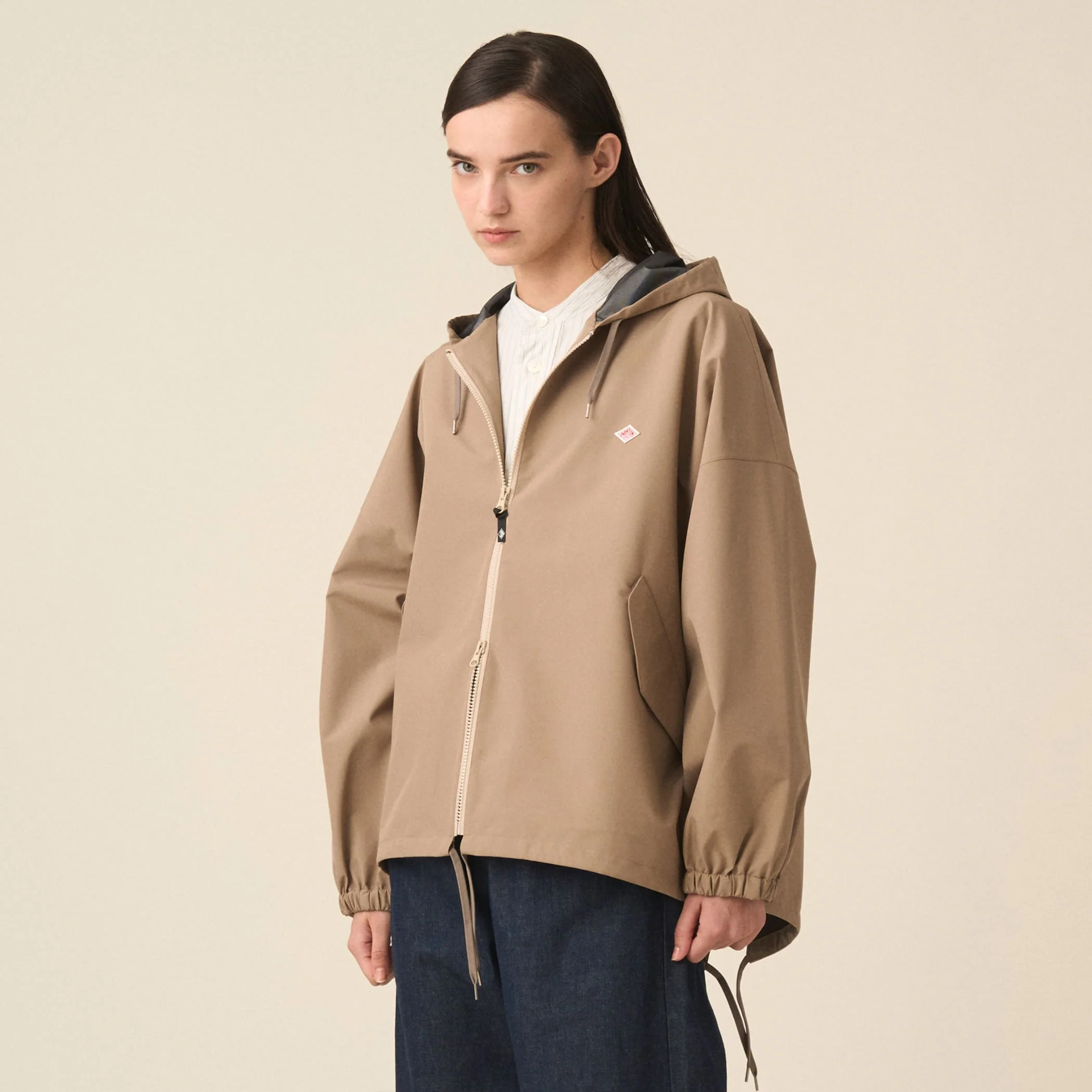 Women's 3-Layer Cloth Hooded Jacket - Image 3