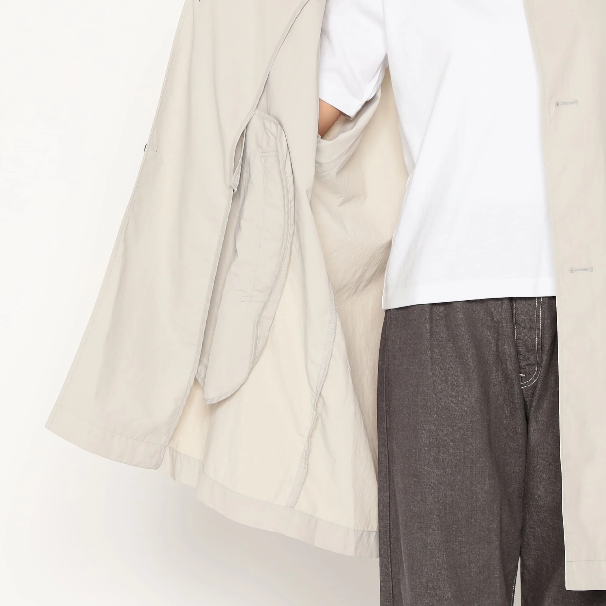 Women's Nylon Tusser Dolman Sleeve Coat - Image 14