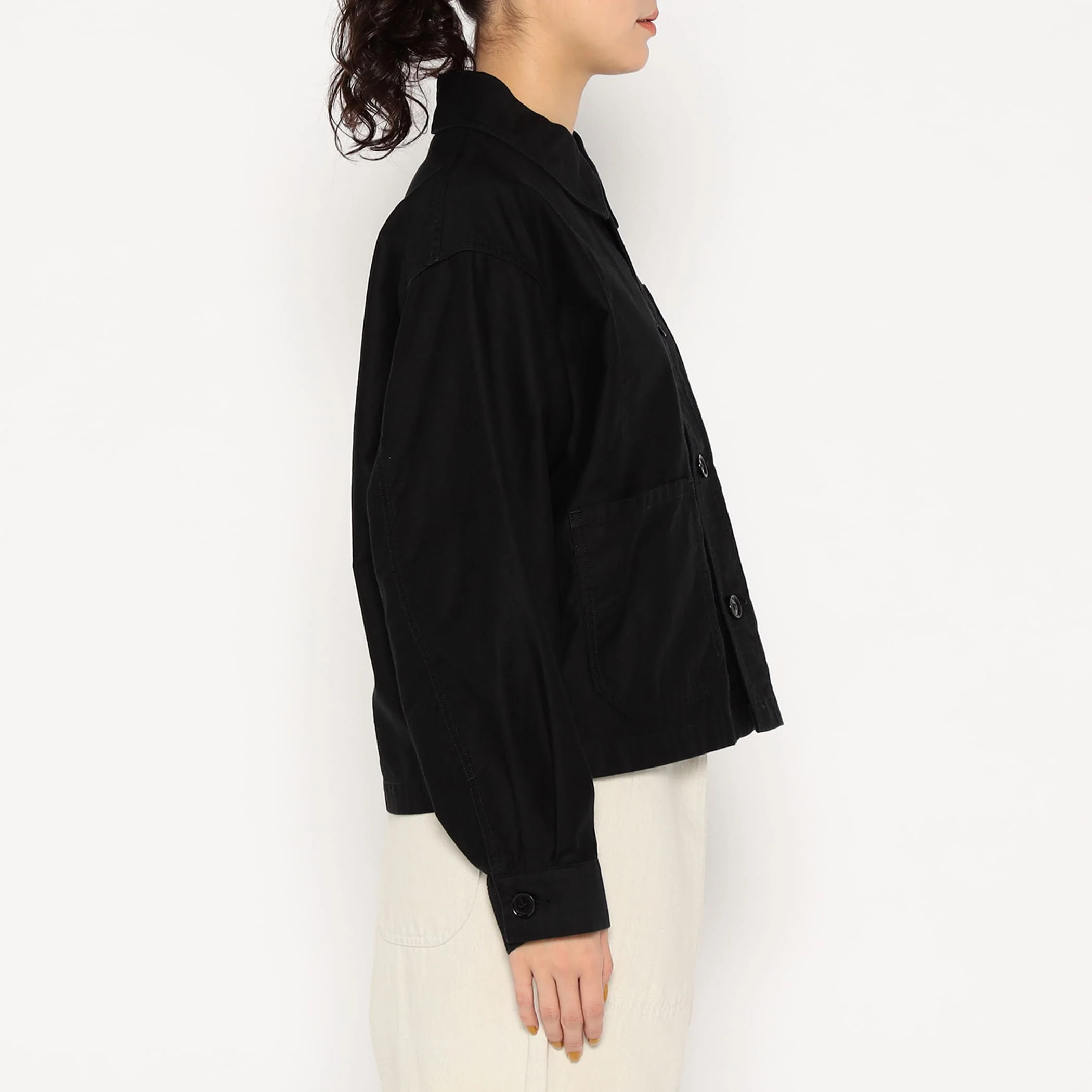 Women's Moleskin Wide Coverall Jacket - Image 7