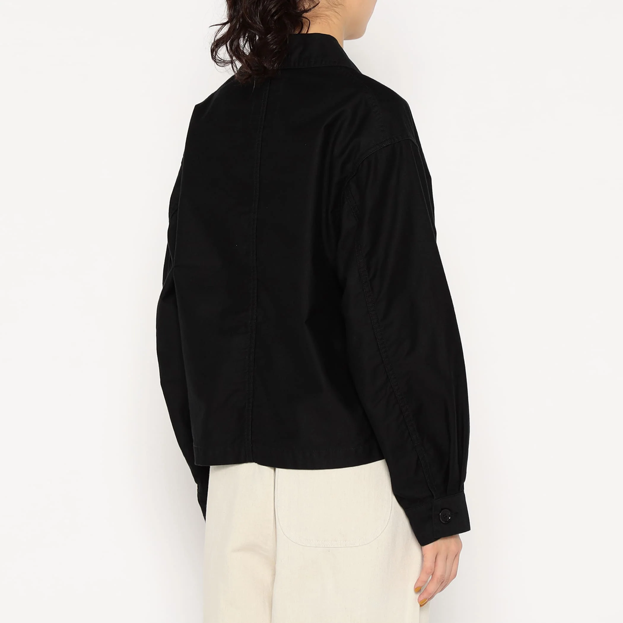 Women's Moleskin Wide Coverall Jacket - Image 8