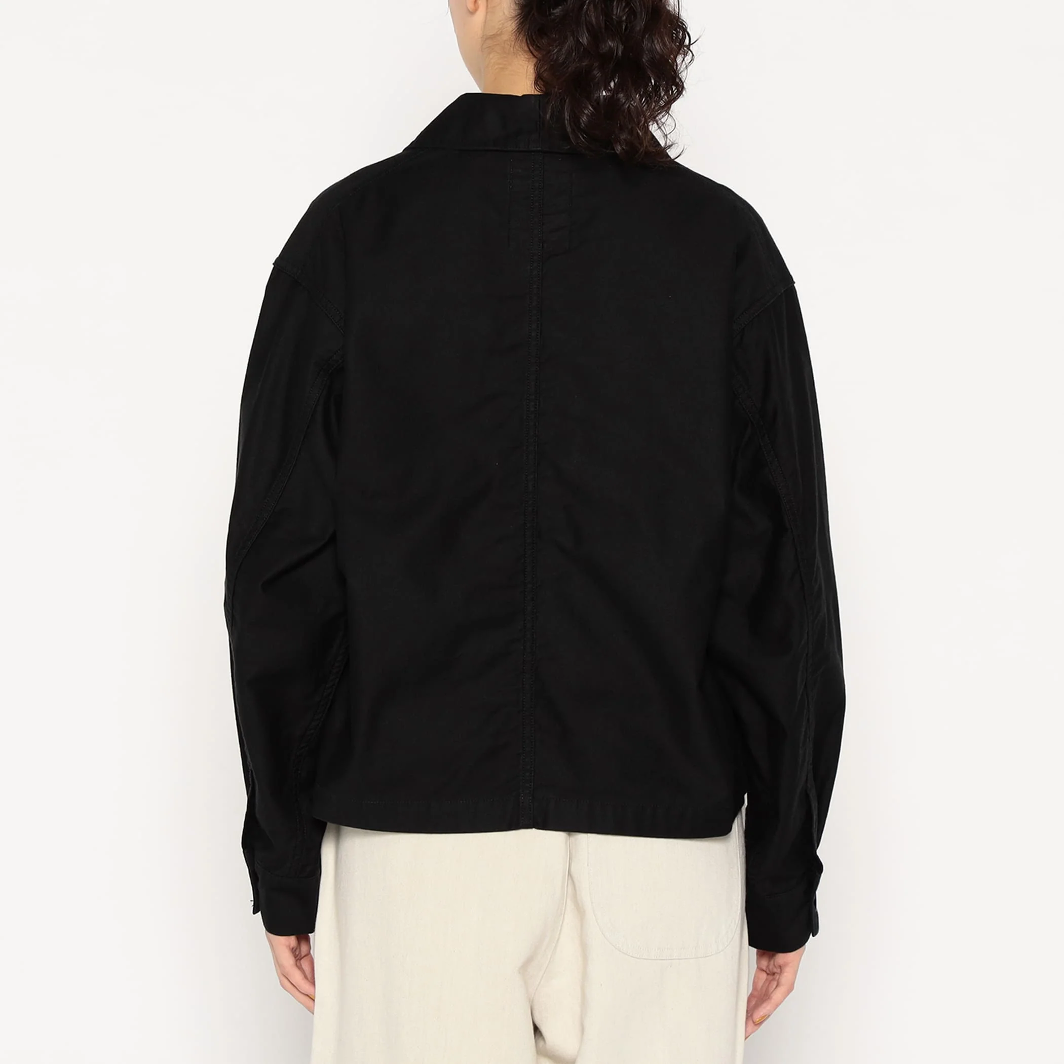Women's Moleskin Wide Coverall Jacket - Image 9