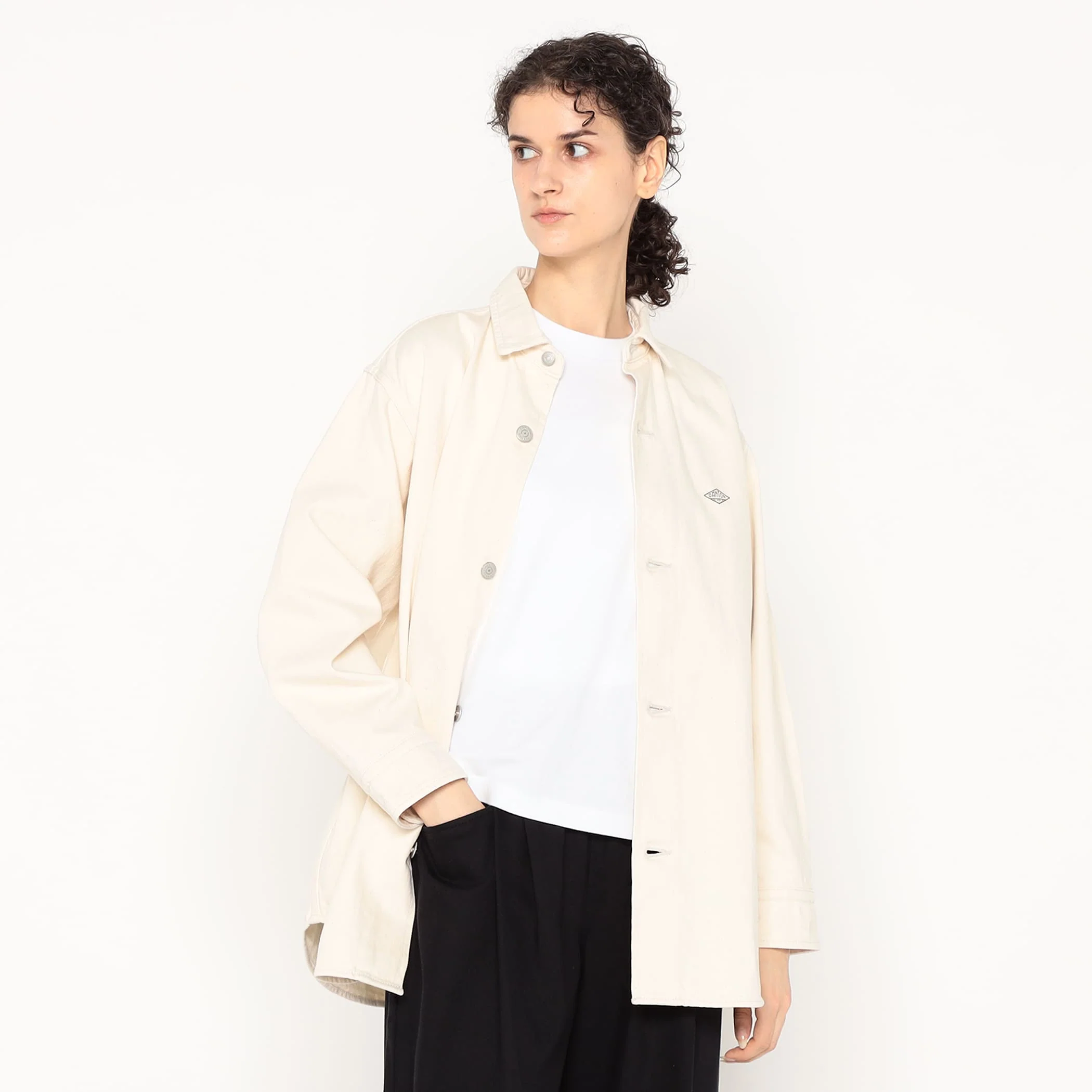 Women's Cotton Drill Shirt Jacket - Image 2