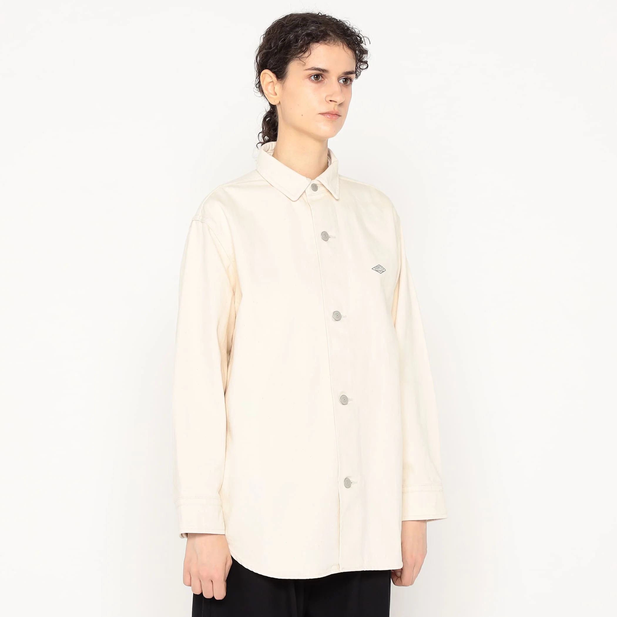 Women's Cotton Drill Shirt Jacket - Image 4