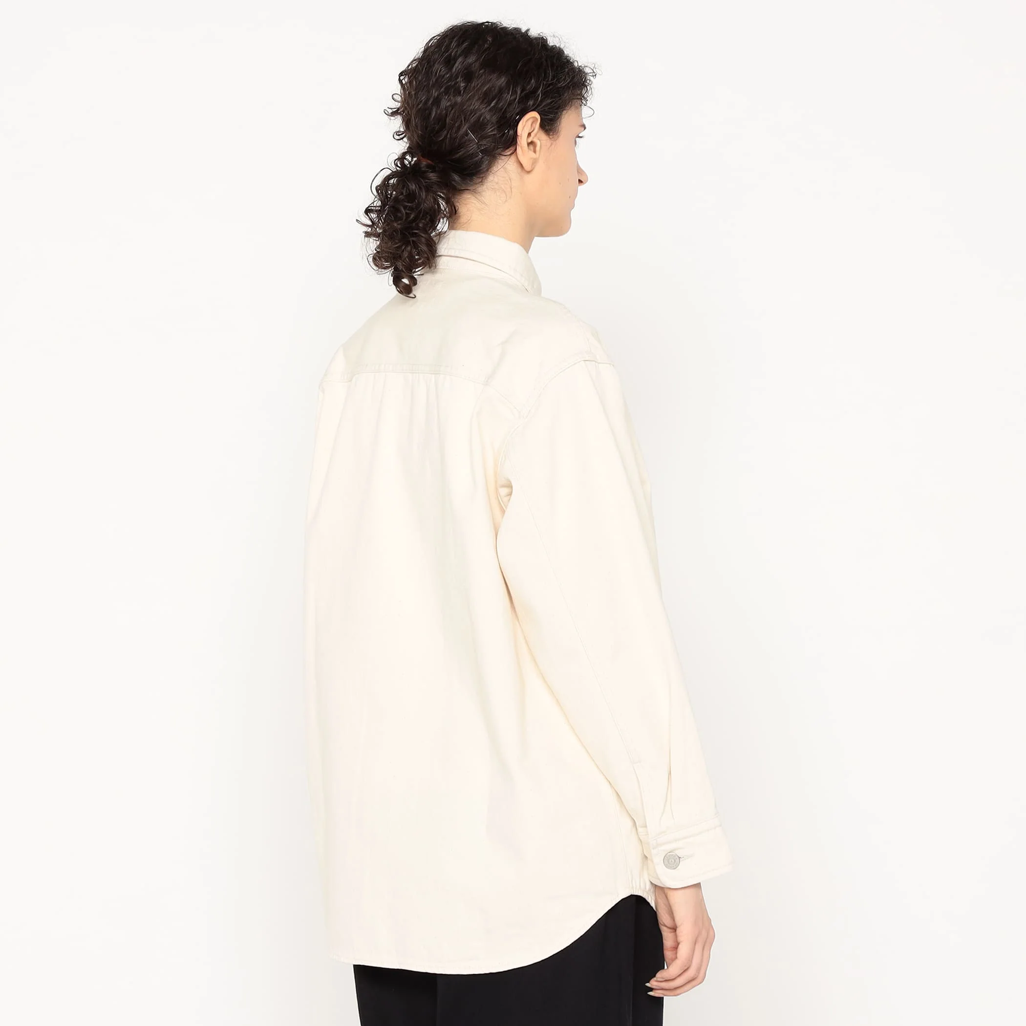 Women's Cotton Drill Shirt Jacket - Image 6