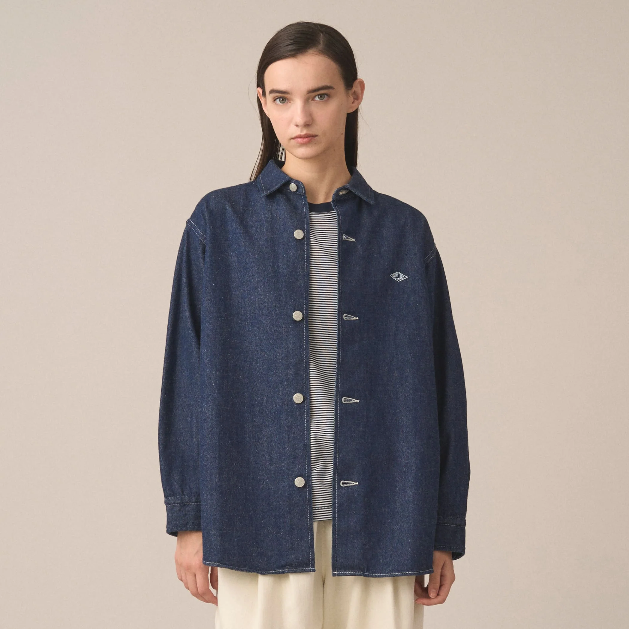 Women's Denim Shirt Jacket - Image 2