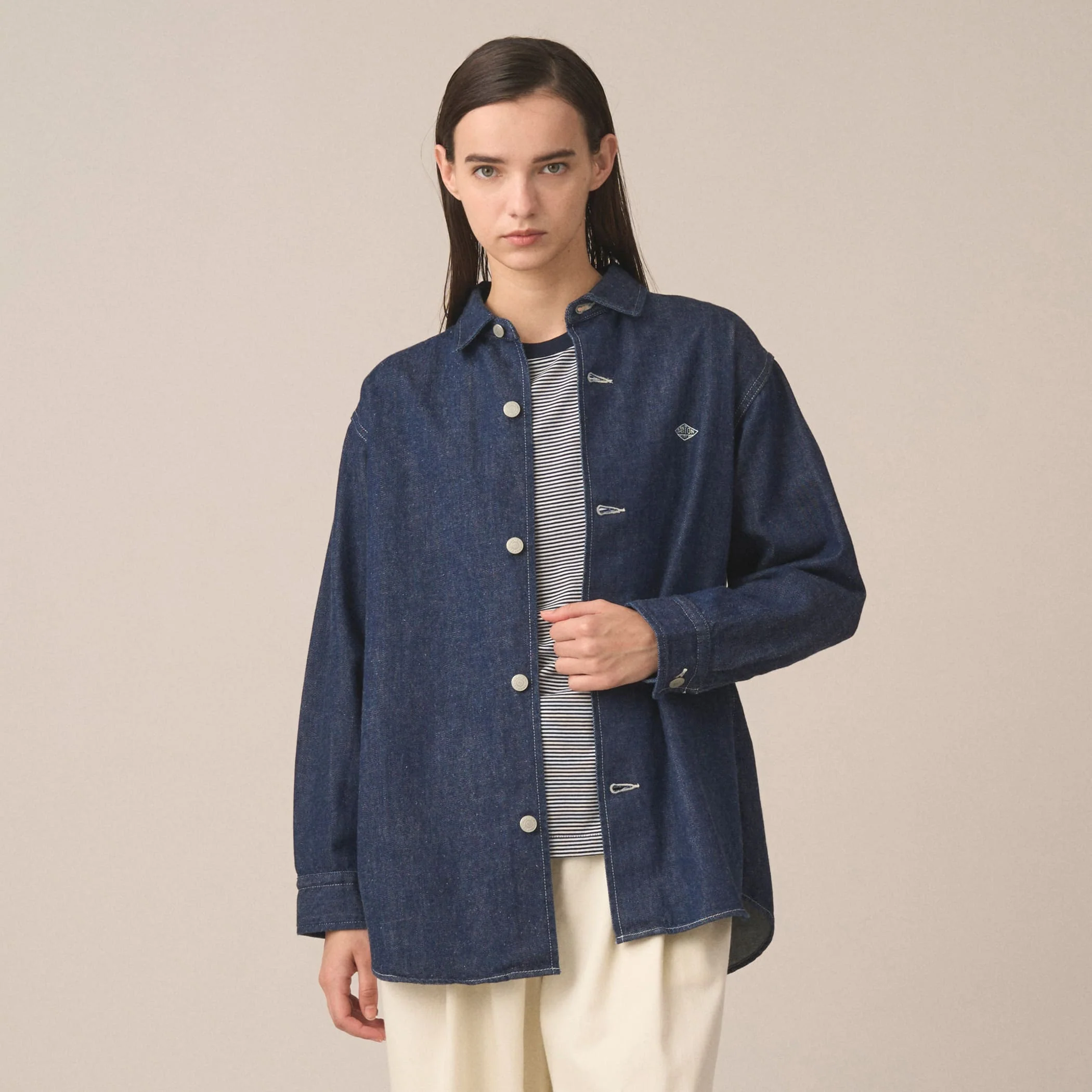 Women's Denim Shirt Jacket - Image 3