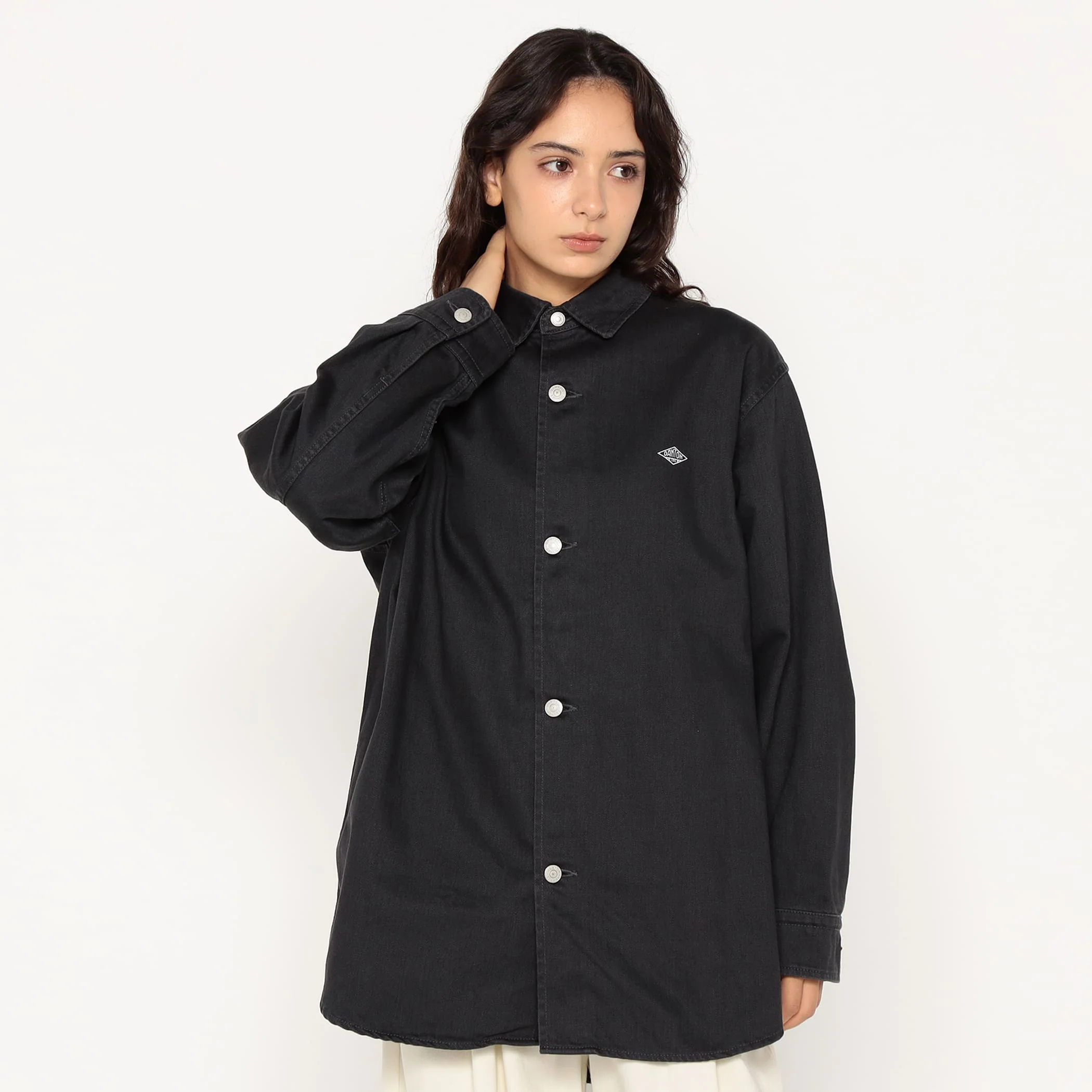 Women's Cotton Drill Shirt Jacket - Image 2