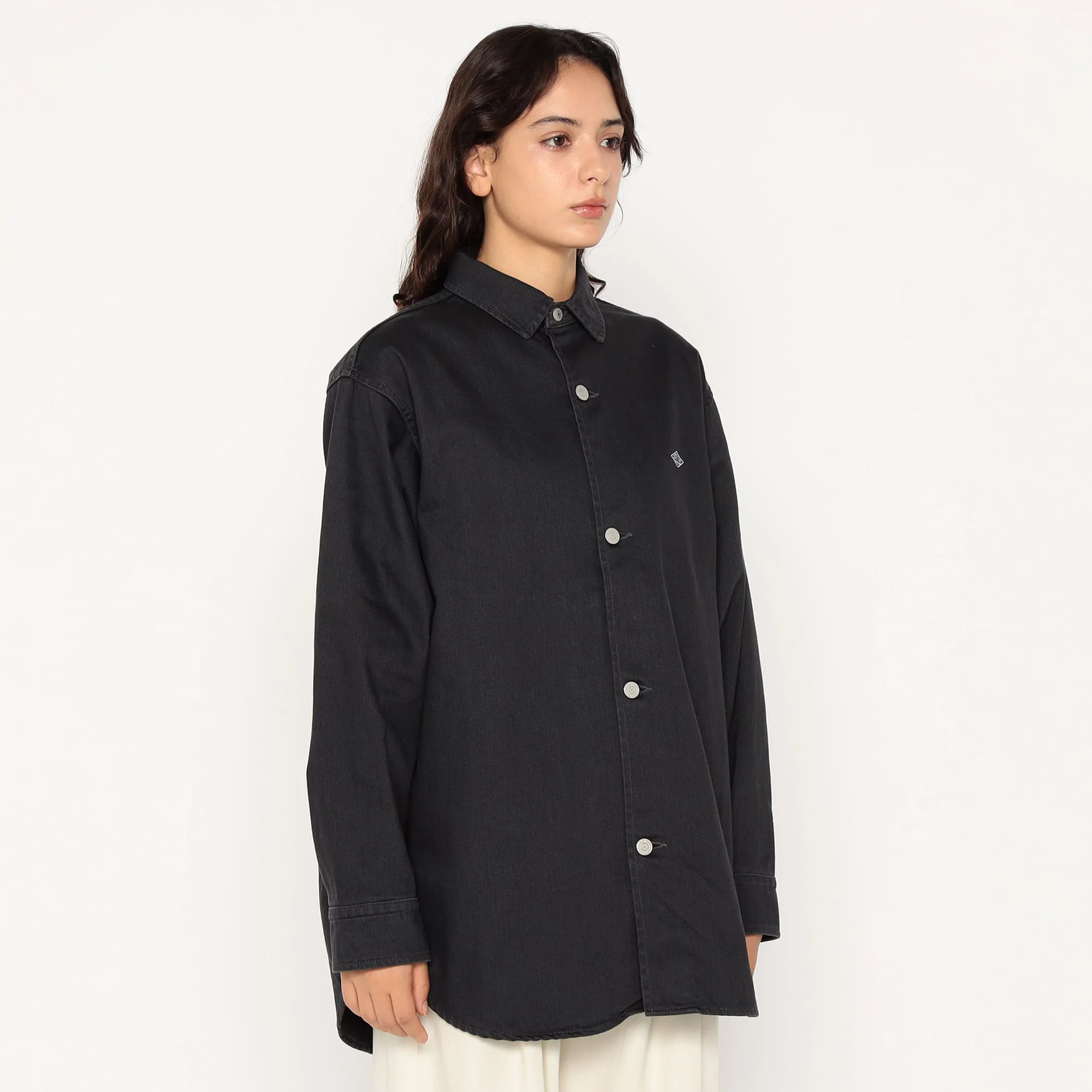Women's Cotton Drill Shirt Jacket - Image 4