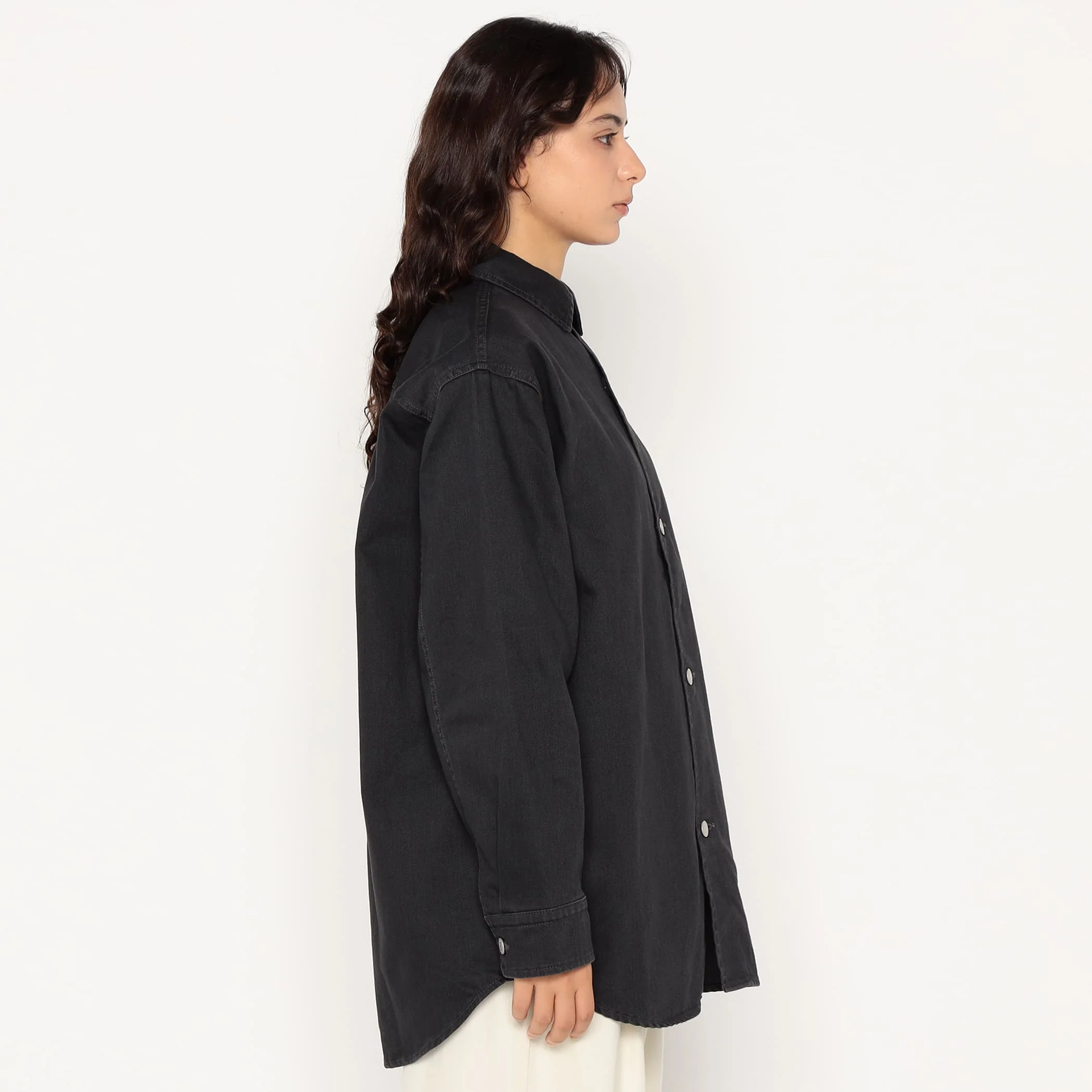 Women's Cotton Drill Shirt Jacket - Image 5
