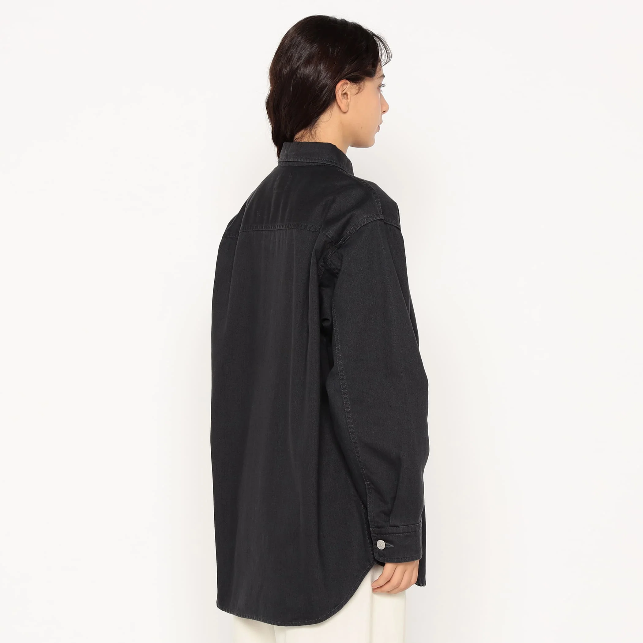 Women's Cotton Drill Shirt Jacket - Image 6