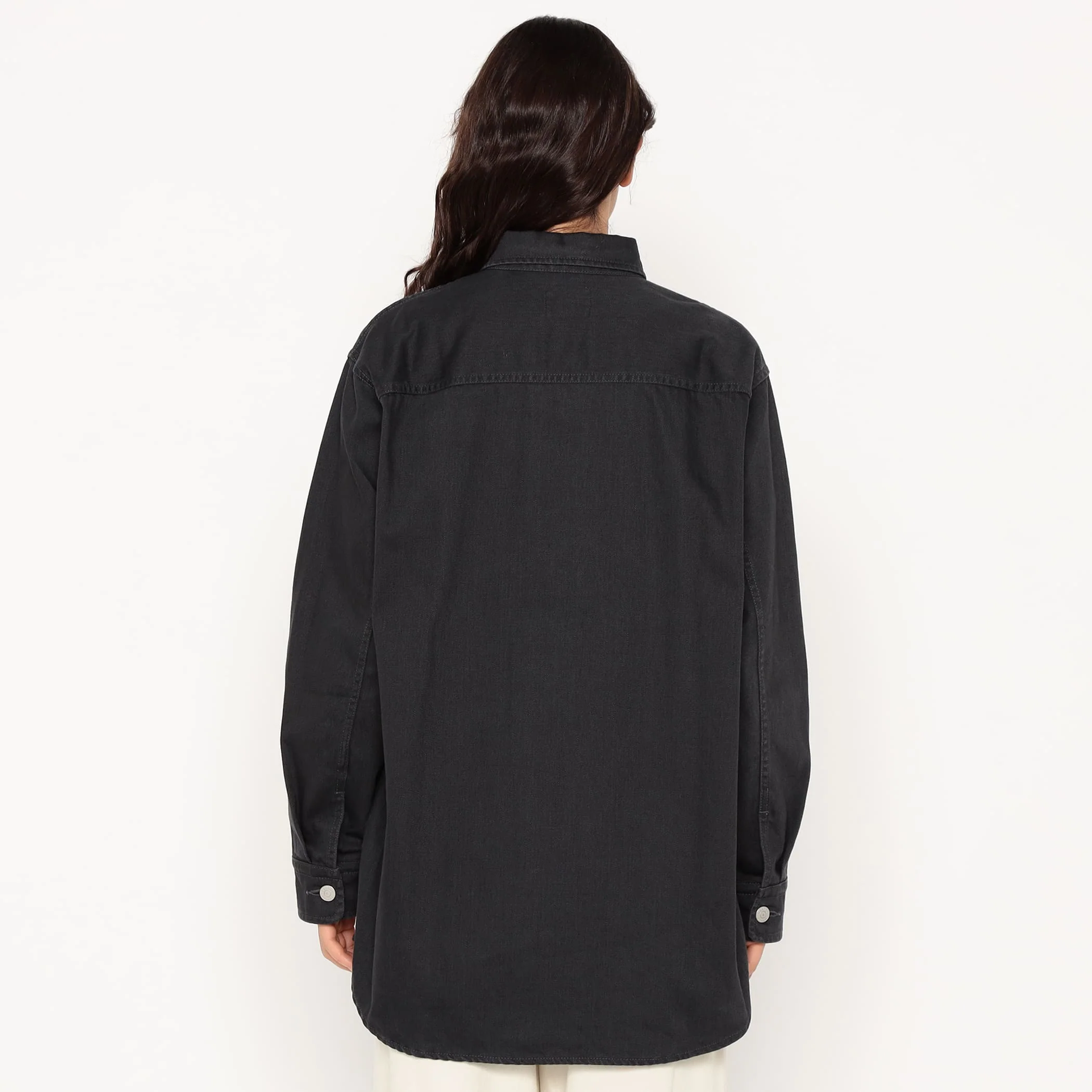 Women's Cotton Drill Shirt Jacket - Image 7