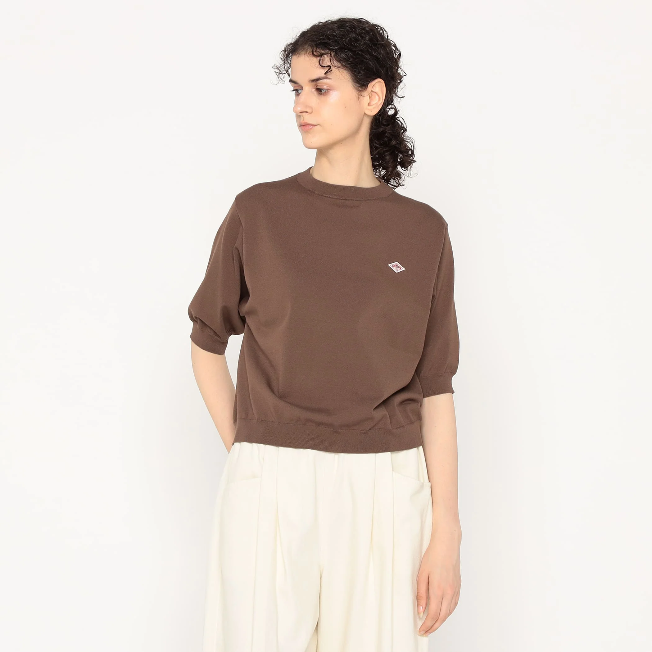 Women's Jersey Knit Half Sleeve Crew Neck Pullover - Image 18