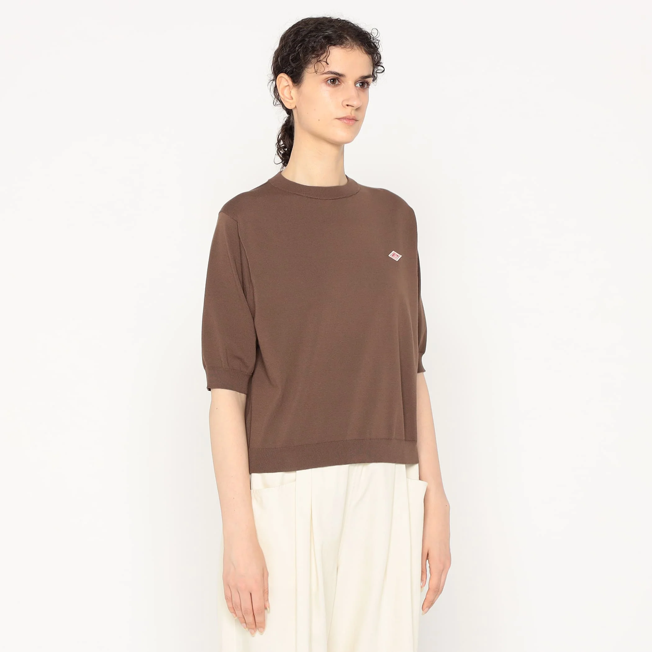 Women's Jersey Knit Half Sleeve Crew Neck Pullover - Image 5