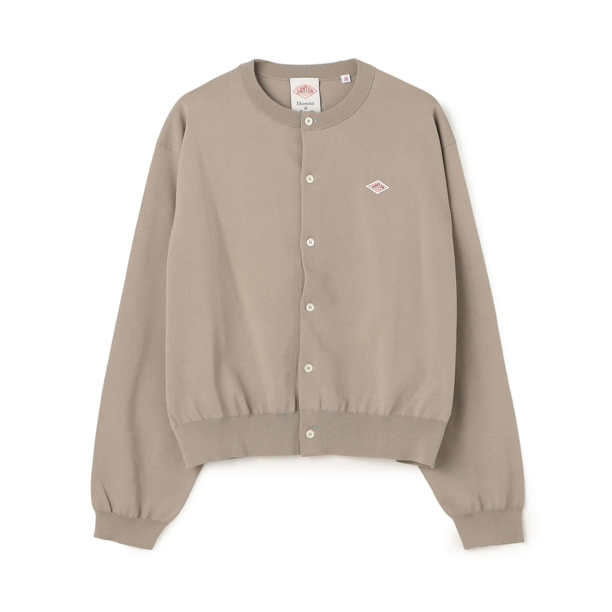 Women's Jersey Knit Crew Neck Cardigan - Image 15
