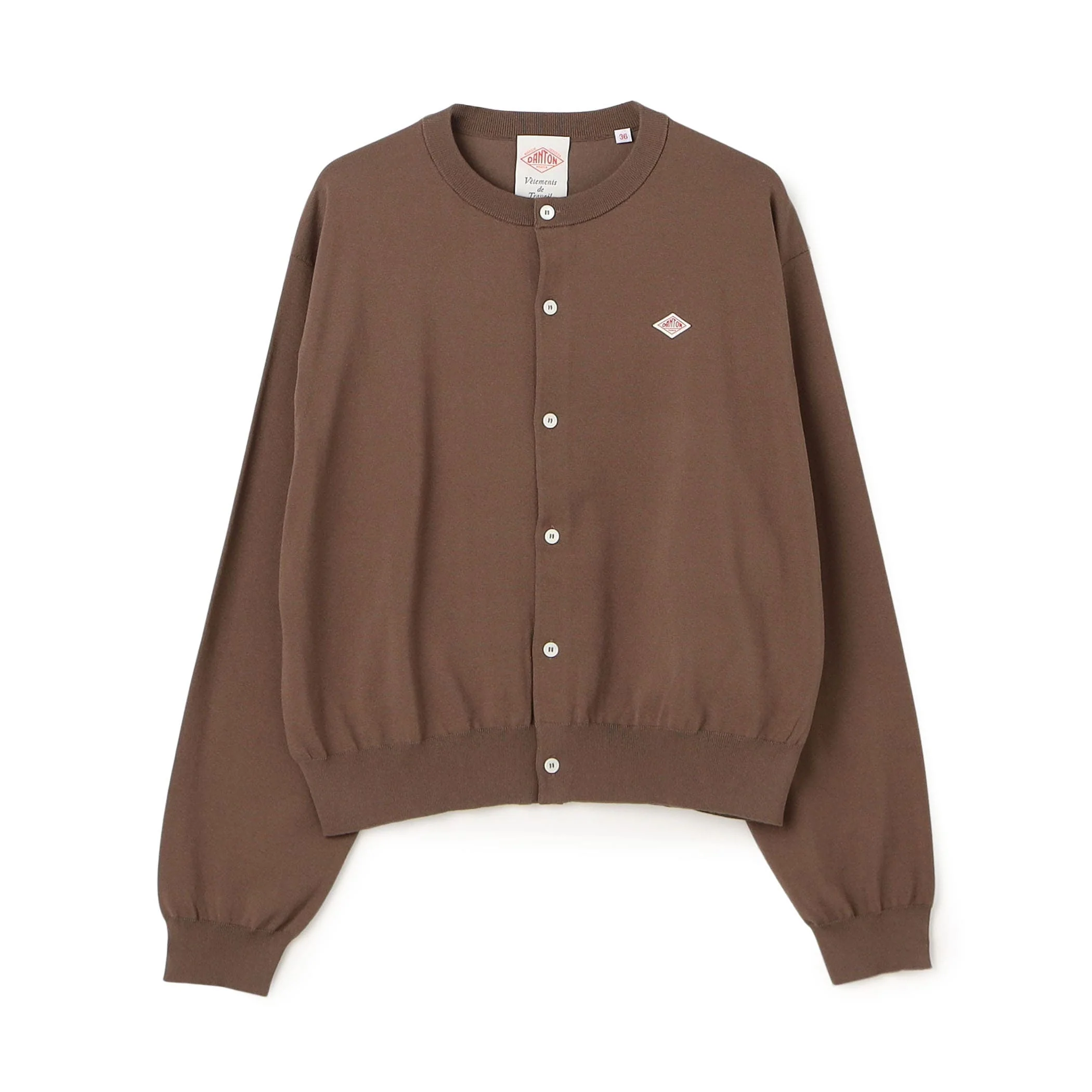 Women's Jersey Knit Crew Neck Cardigan - Image 17