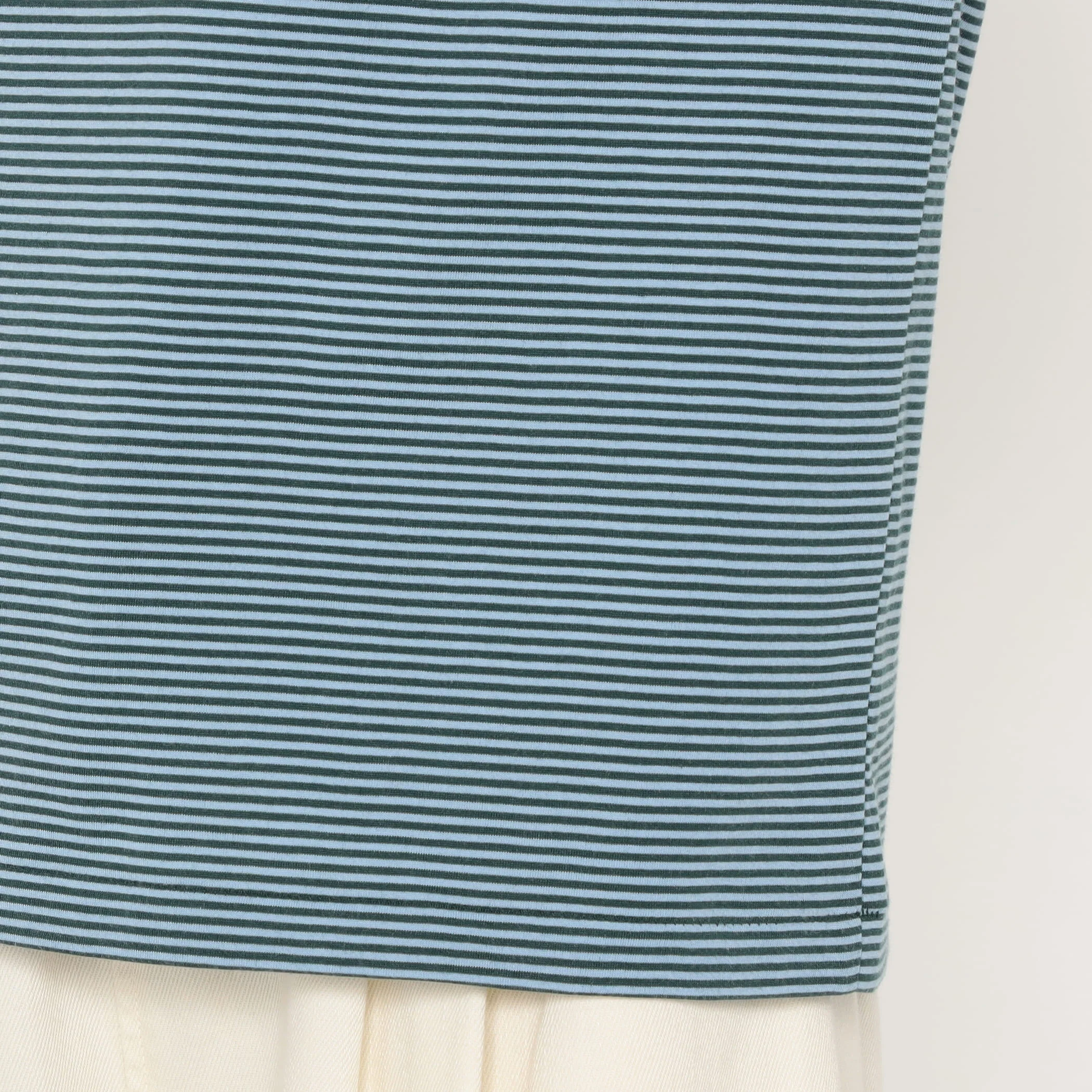 Women's Short Sleeve Inner T-shirt Stripe - Image 10