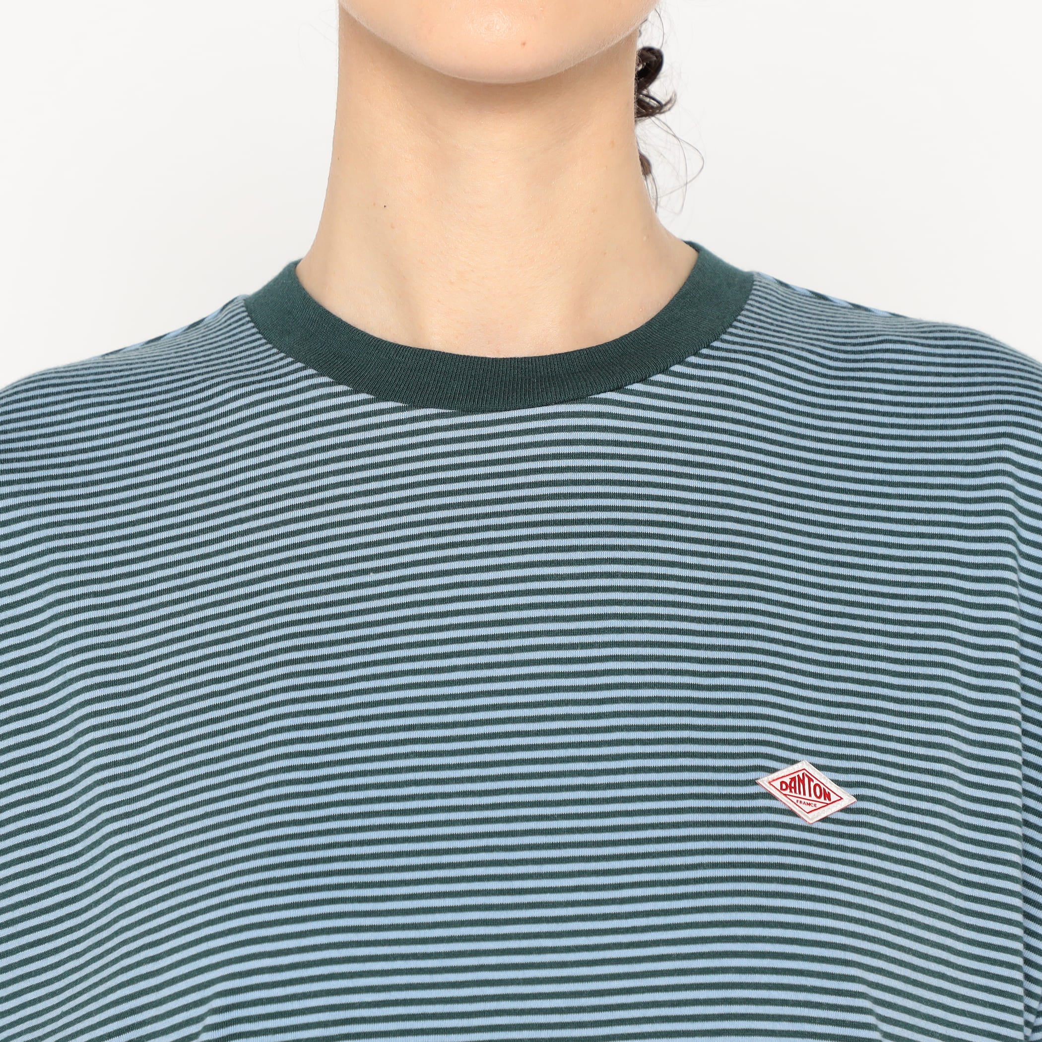 Women's Short Sleeve Inner T-shirt Stripe - Image 8