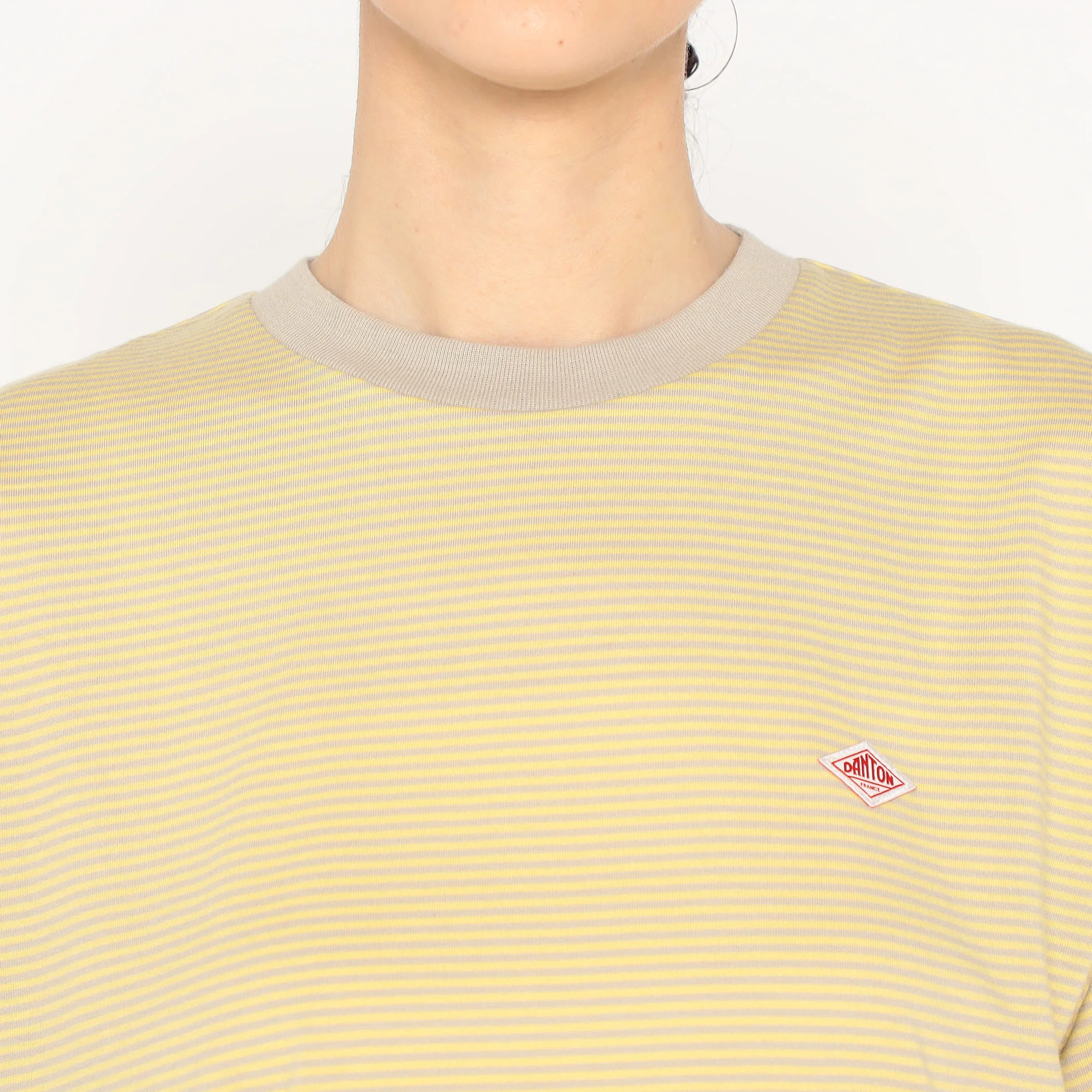 Women's Short Sleeve Cropped T-shirt Stripe - Image 8