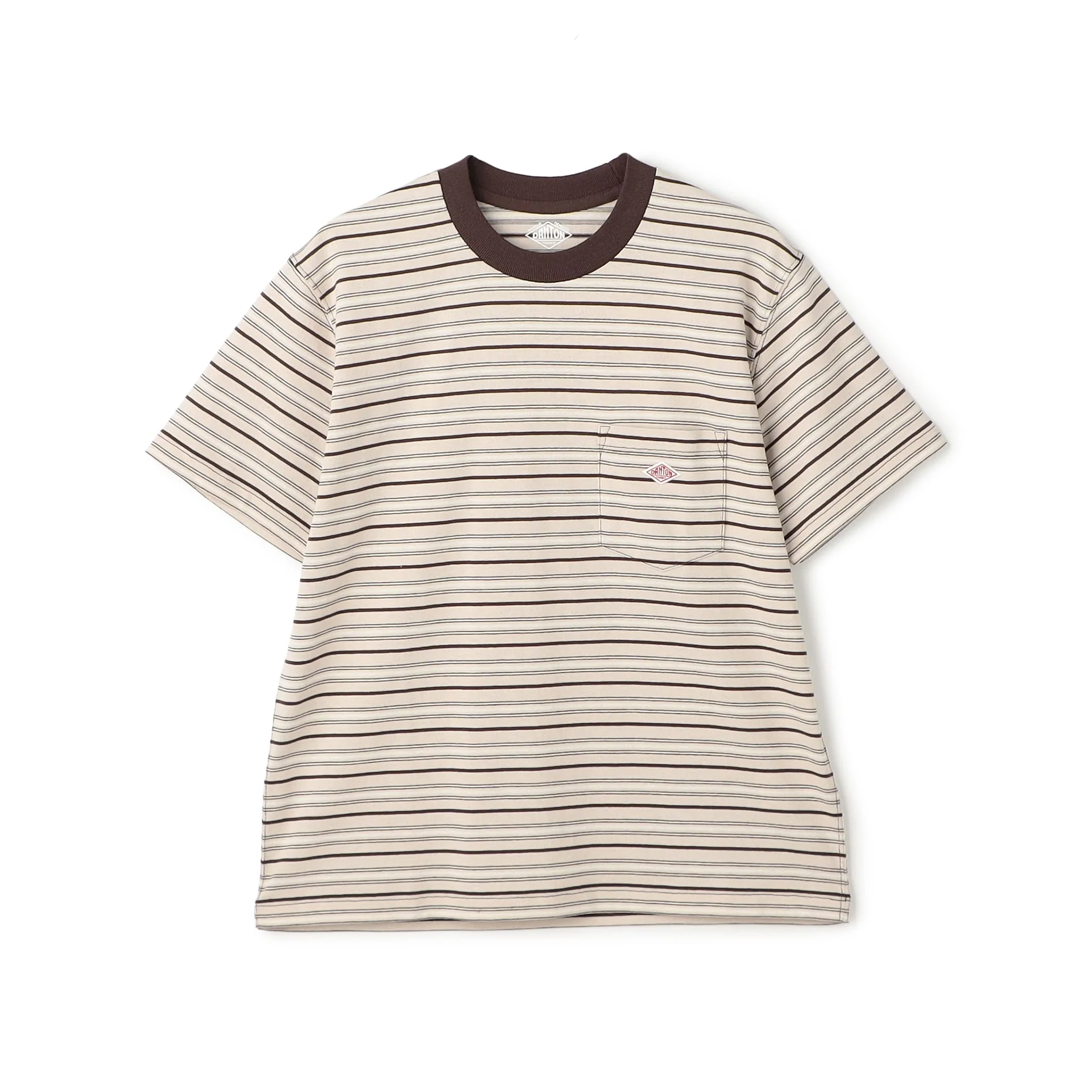 Women's Short Sleeve Pocket T-shirt Stripe - Image 19