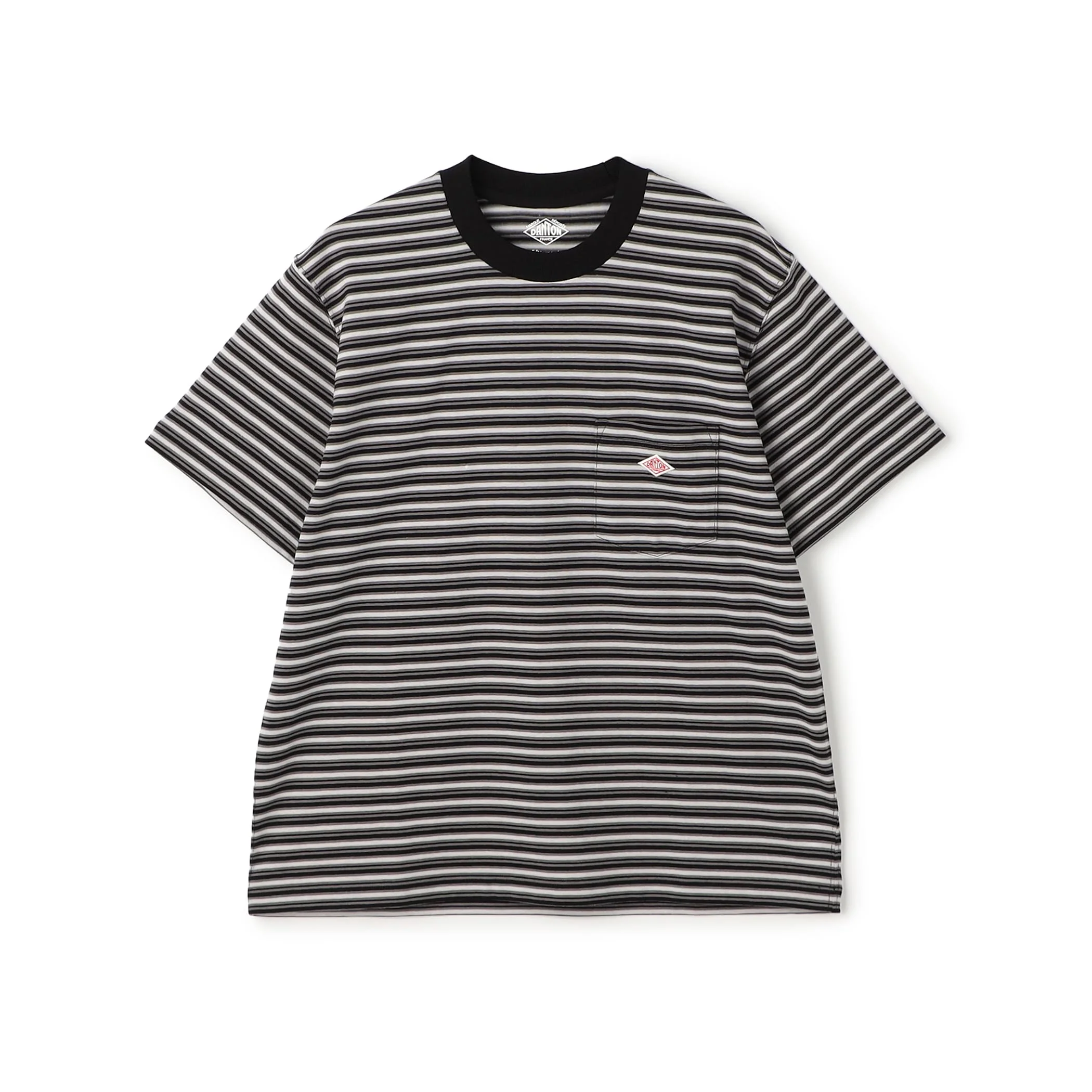 Women's Short Sleeve Pocket T-shirt Stripe - Image 25