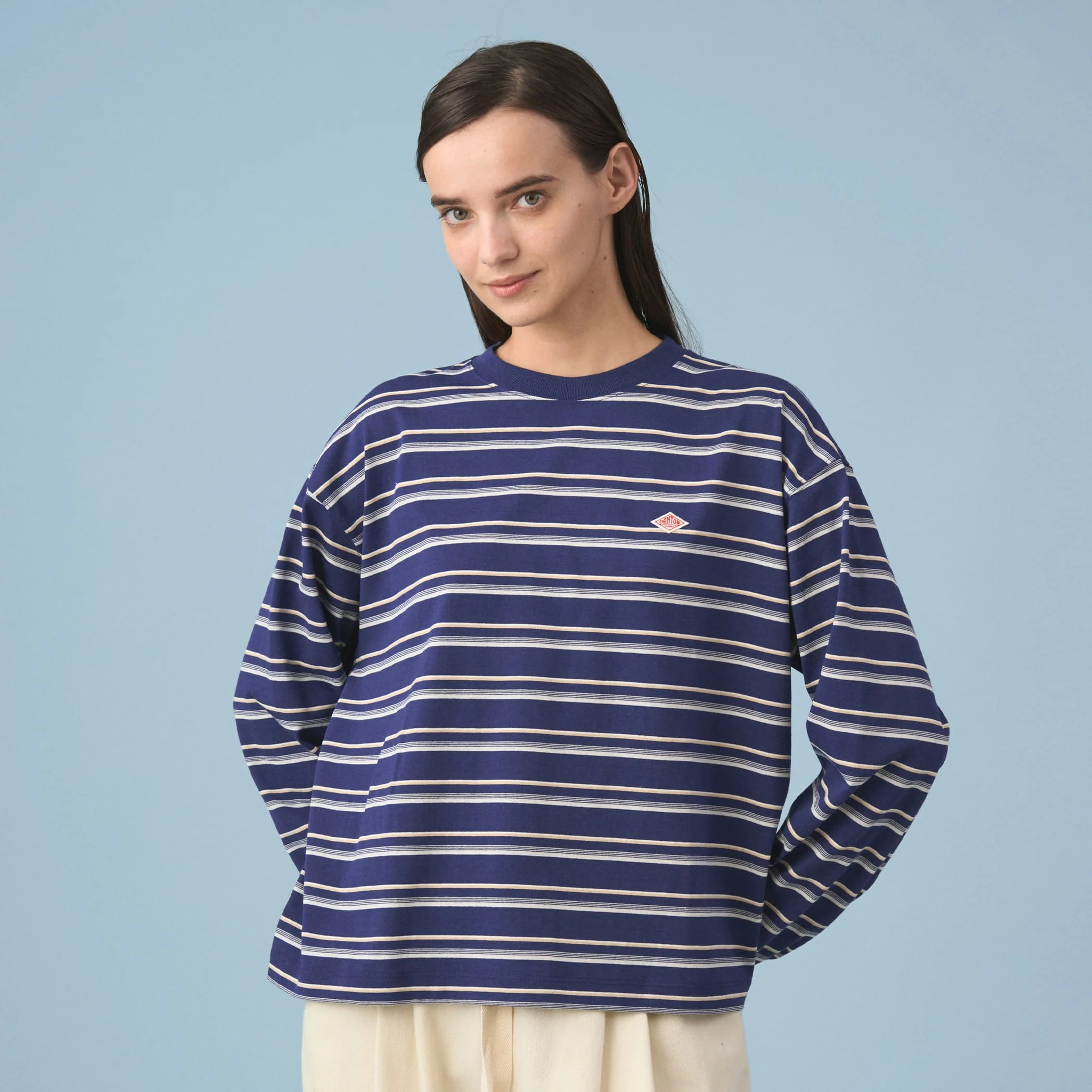 Women's Long Sleeve T-shirt Stripe - Image 3