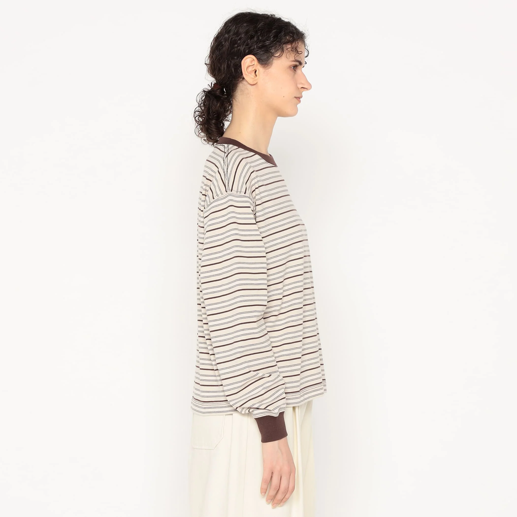 Women's Long Sleeve T-shirt Stripe - Image 6