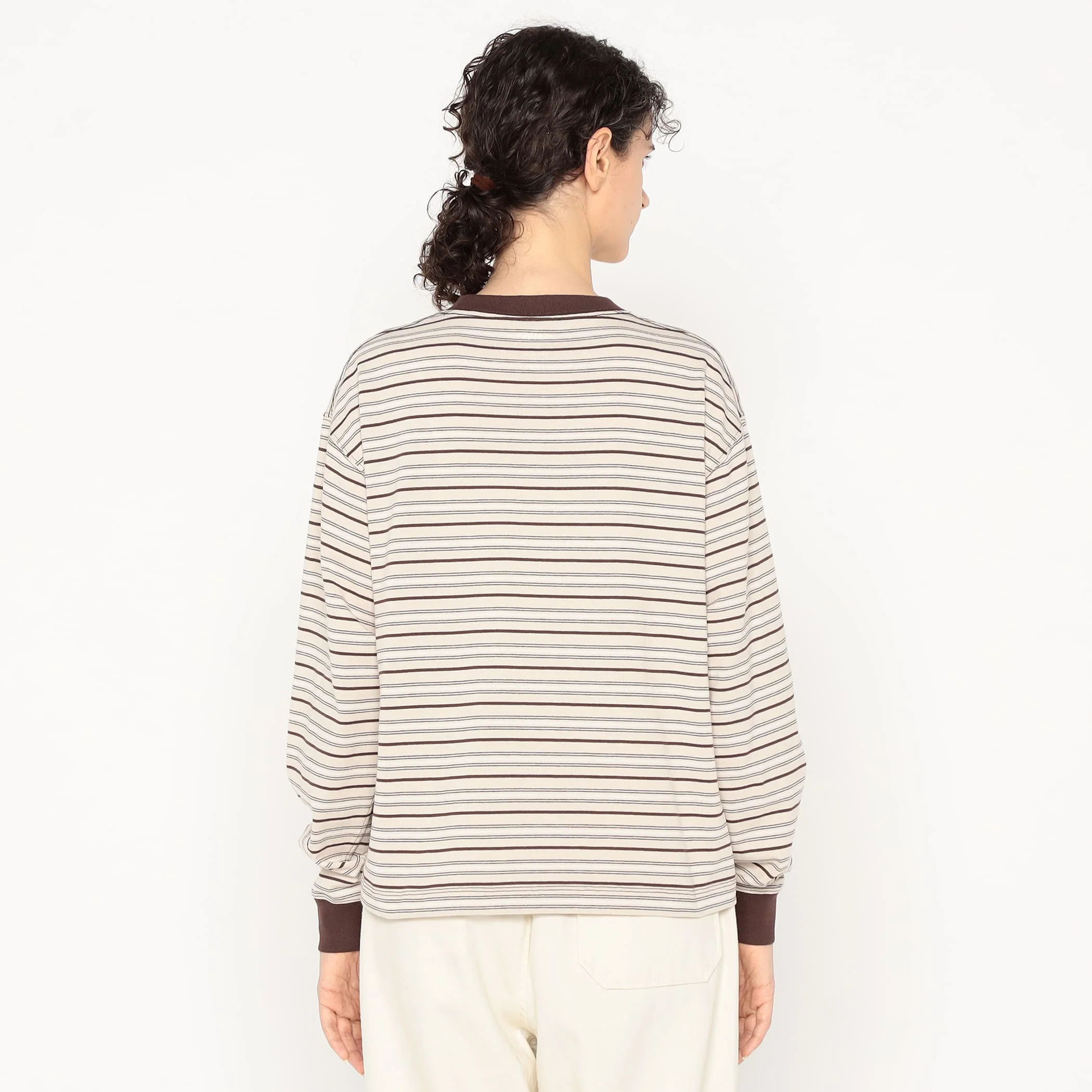 Women's Long Sleeve T-shirt Stripe - Image 8