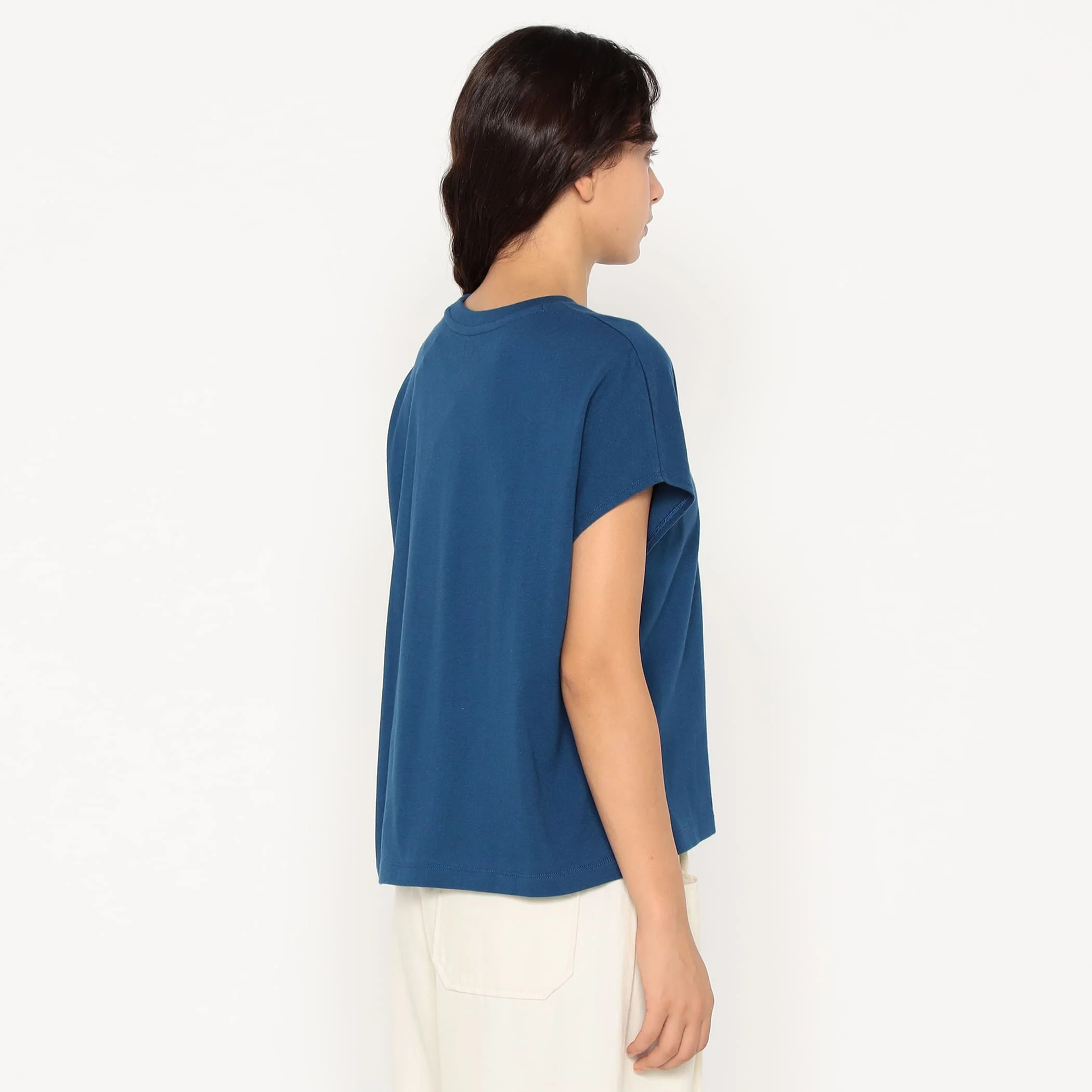Women's Cotton Jersey Dolman Short T-shirt - Image 6