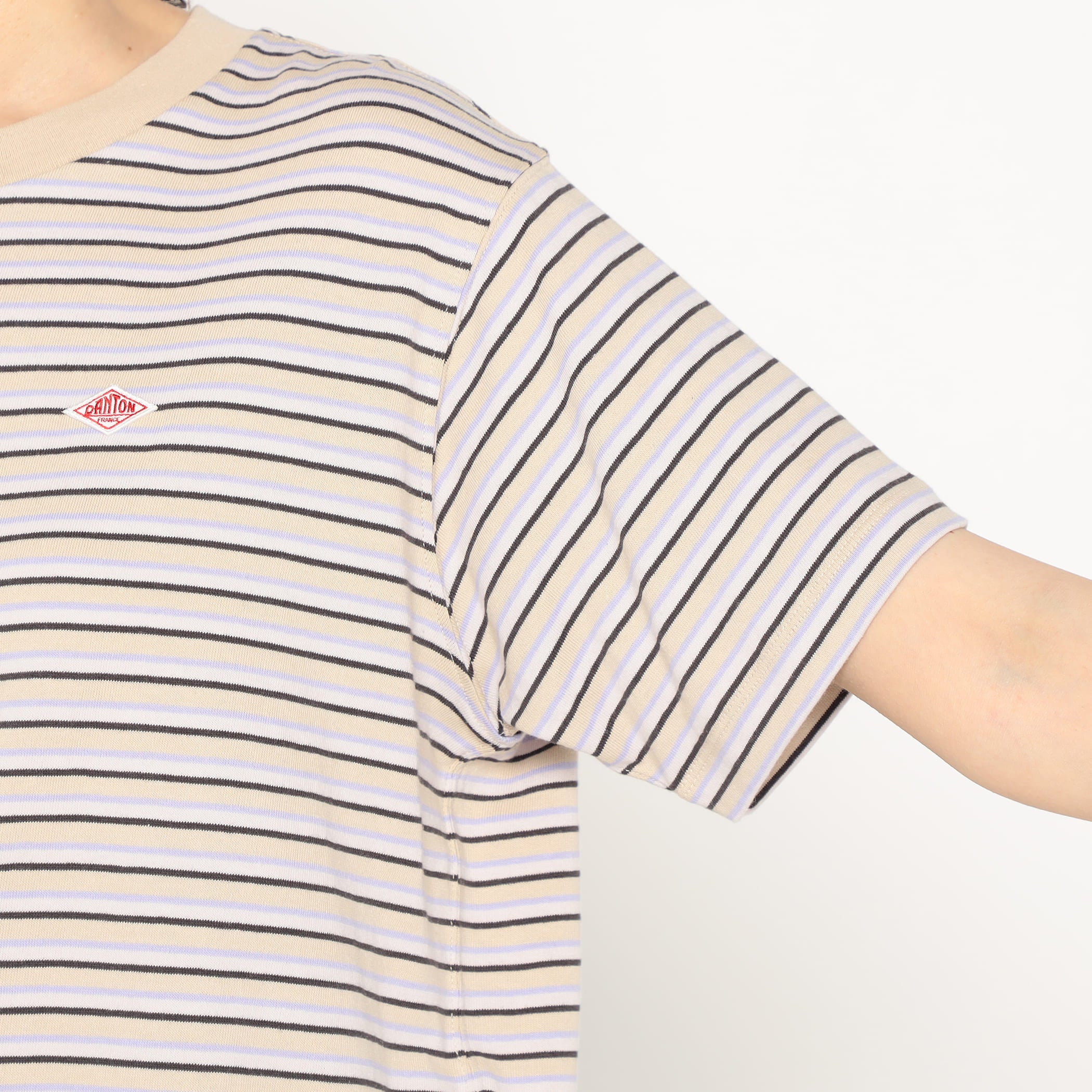 Women's Cotton Jersey Short T-shirt Stripe - Image 10