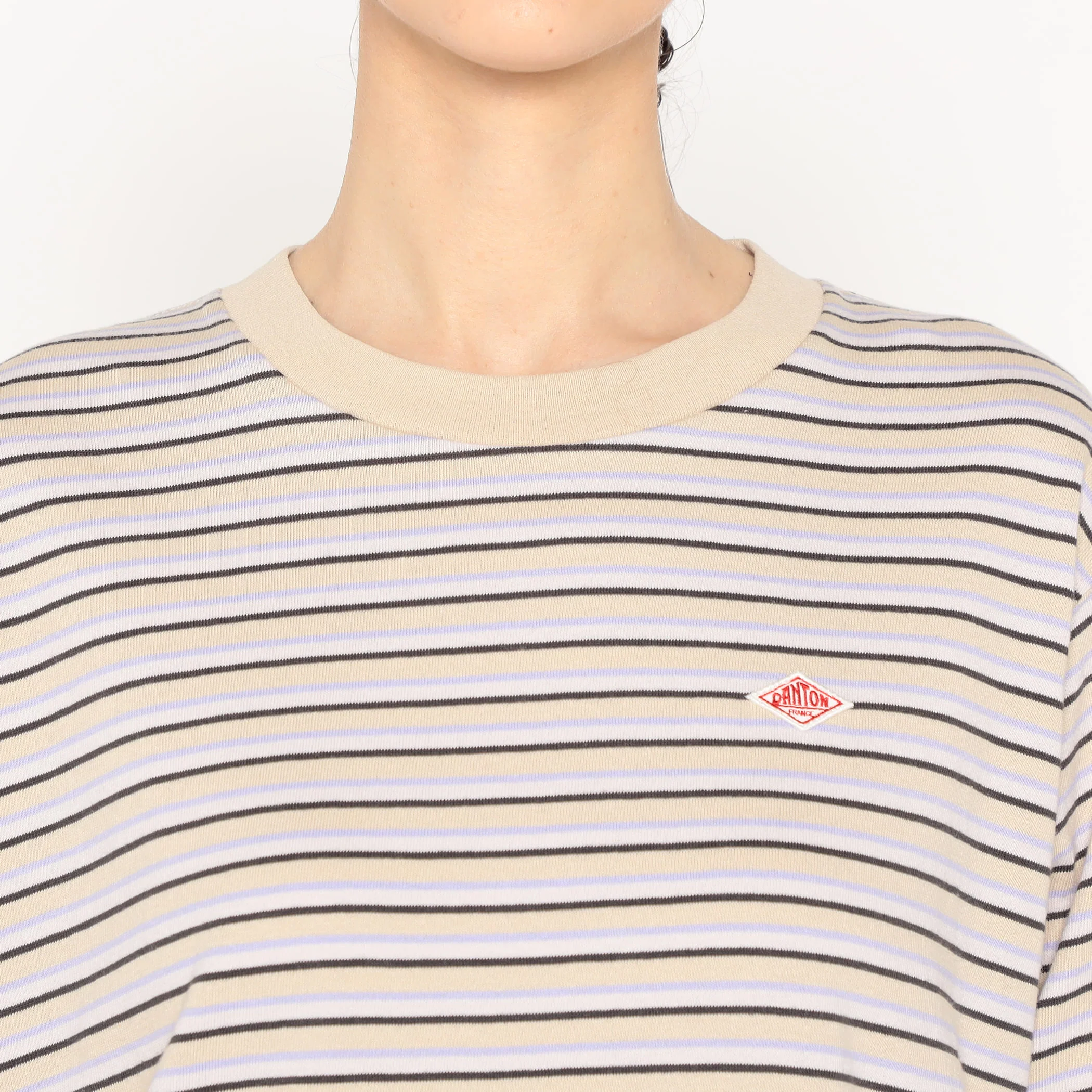 Women's Cotton Jersey Short T-shirt Stripe - Image 9