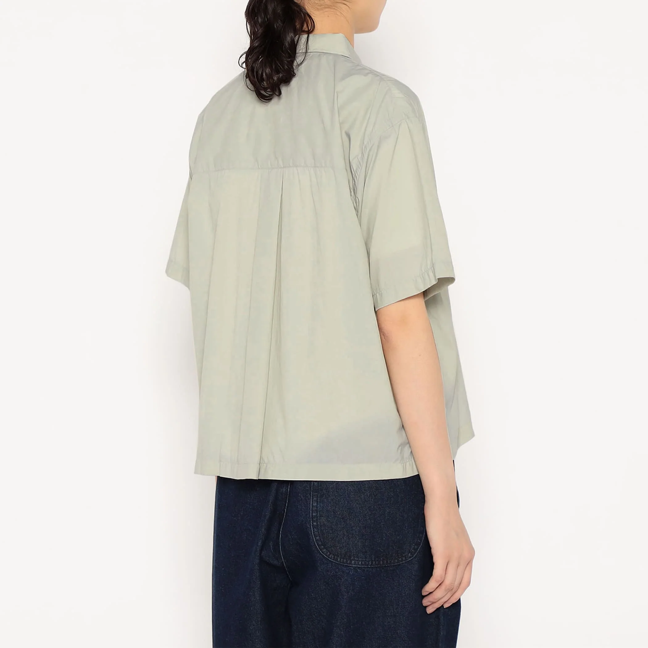 Women's Typewriter Short Sleeve Button-Down Shirt - Image 6