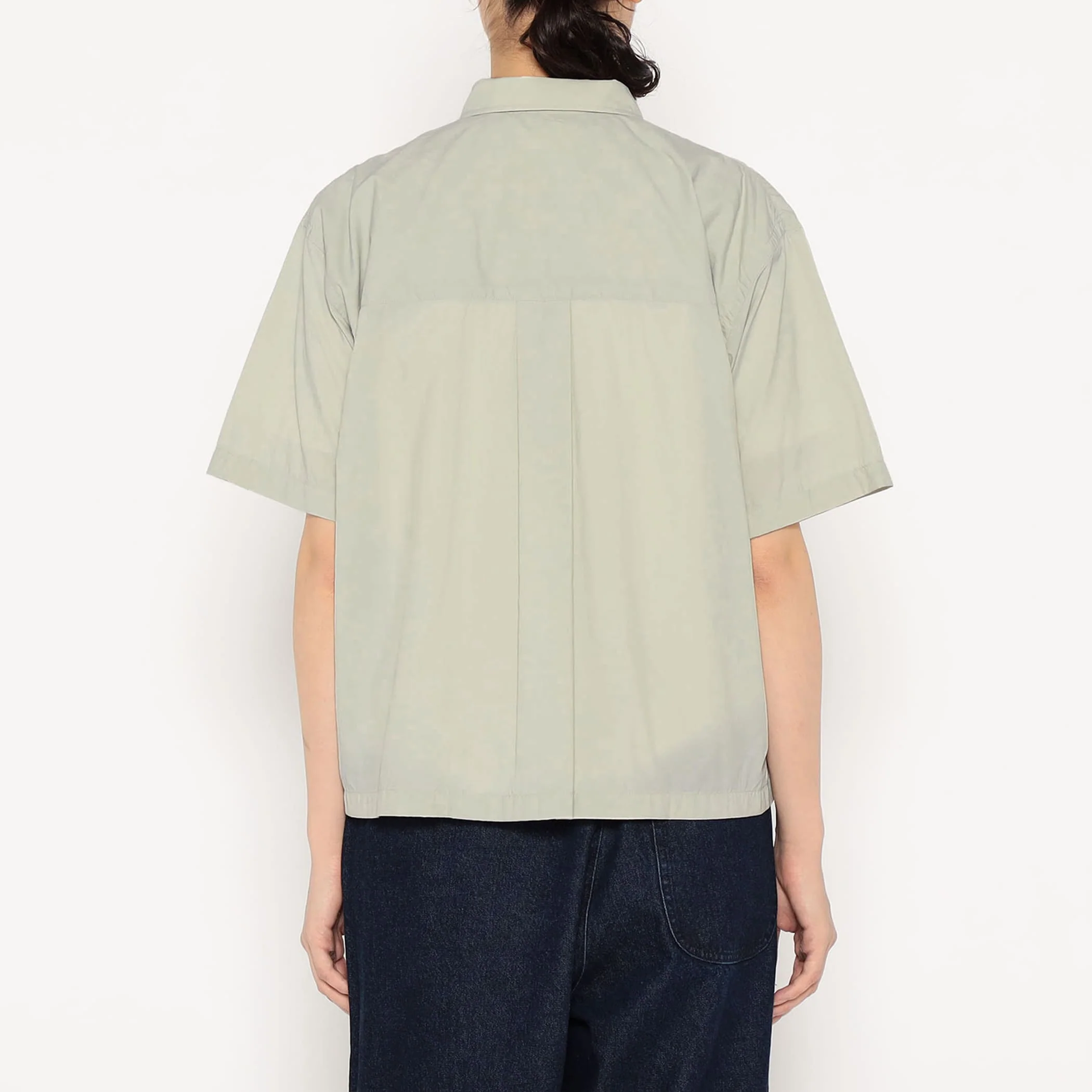 Women's Typewriter Short Sleeve Button-Down Shirt - Image 7