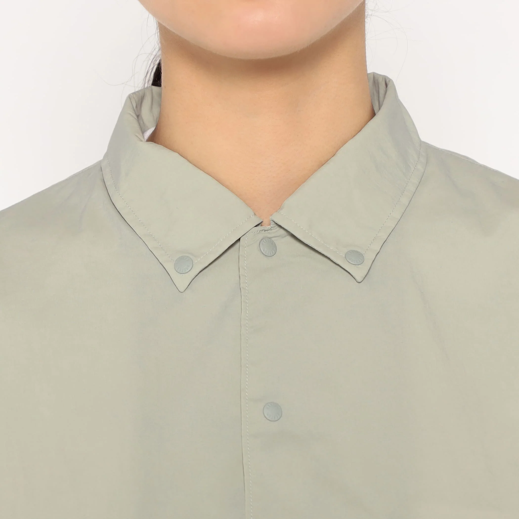 Women's Typewriter Short Sleeve Button-Down Shirt - Image 8