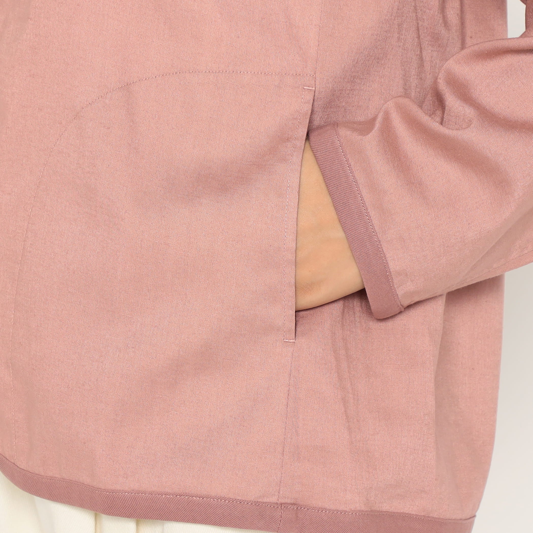 Women's Linen Polyester Cloth Shirt Cardigan - Image 13