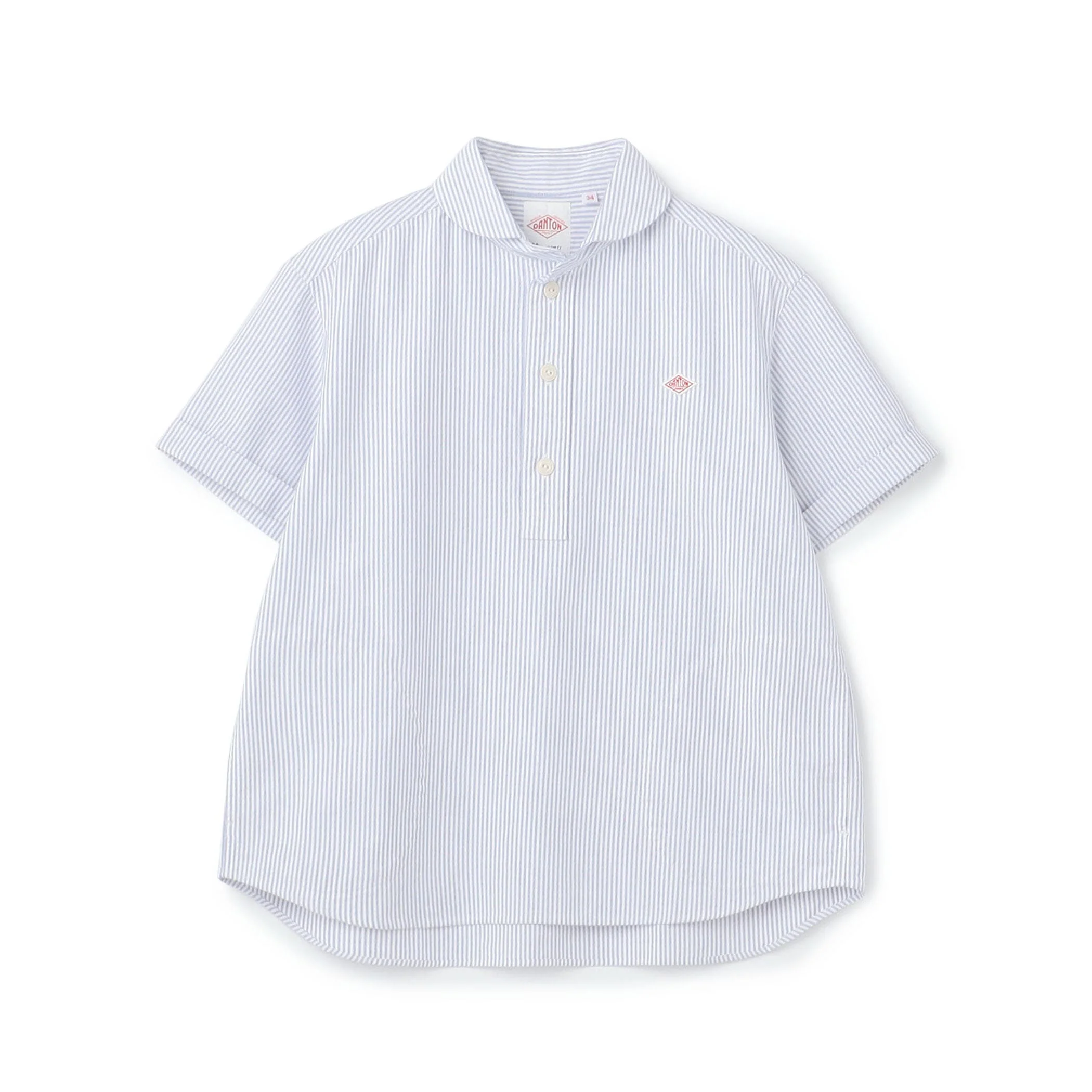 Women's Oxford Round Collar Short Sleeve Pullover Shirt Pattern - Image 15