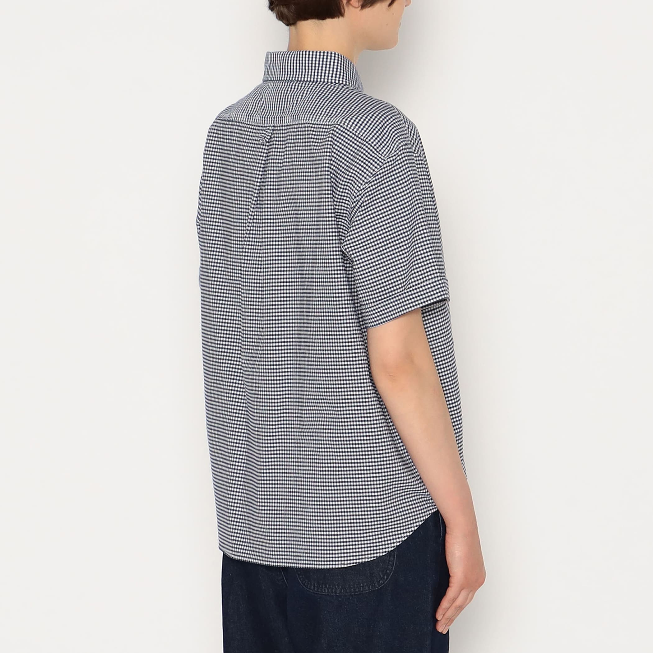 Women's Oxford Round Collar Short Sleeve Pullover Shirt Pattern - Image 6