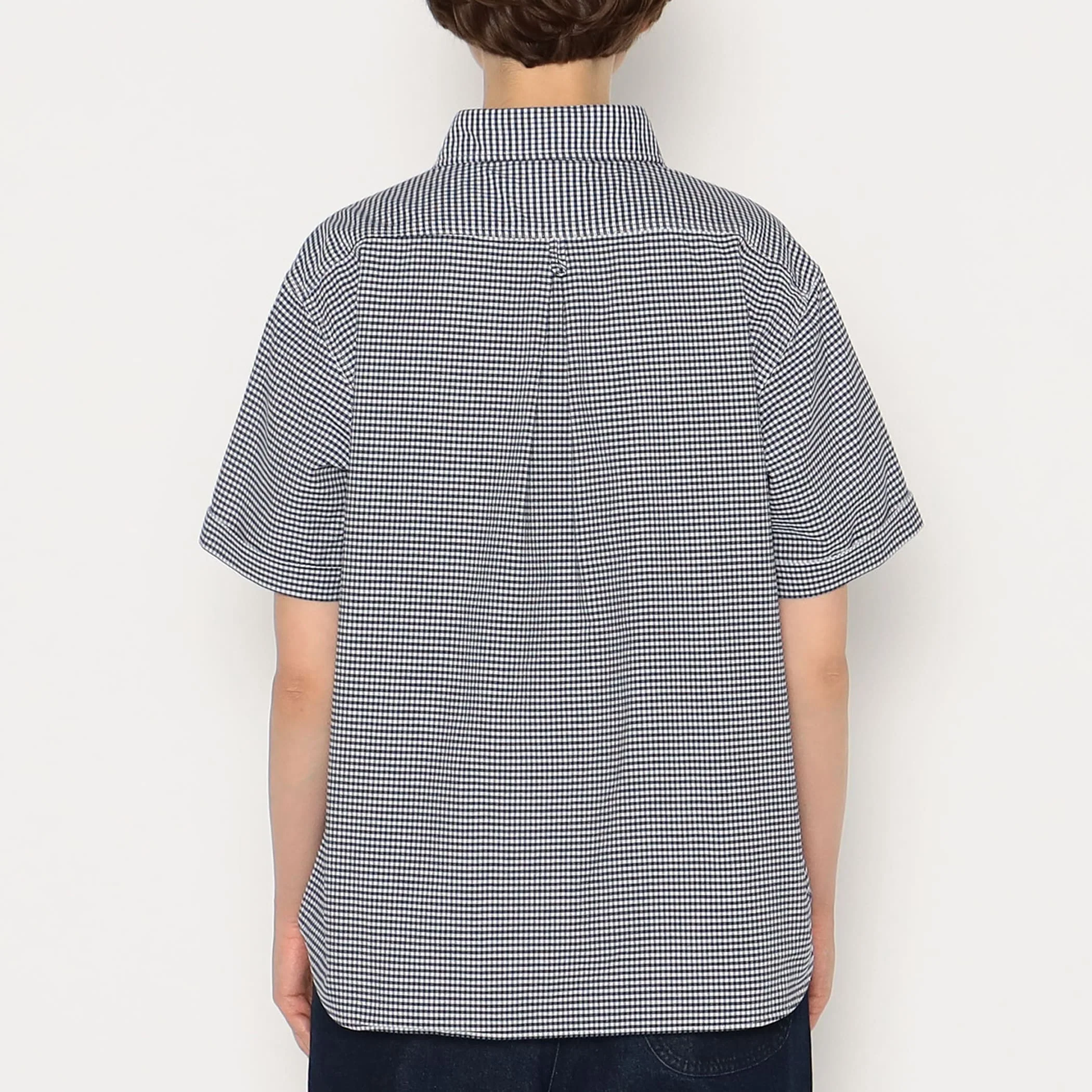 Women's Oxford Round Collar Short Sleeve Pullover Shirt Pattern - Image 7