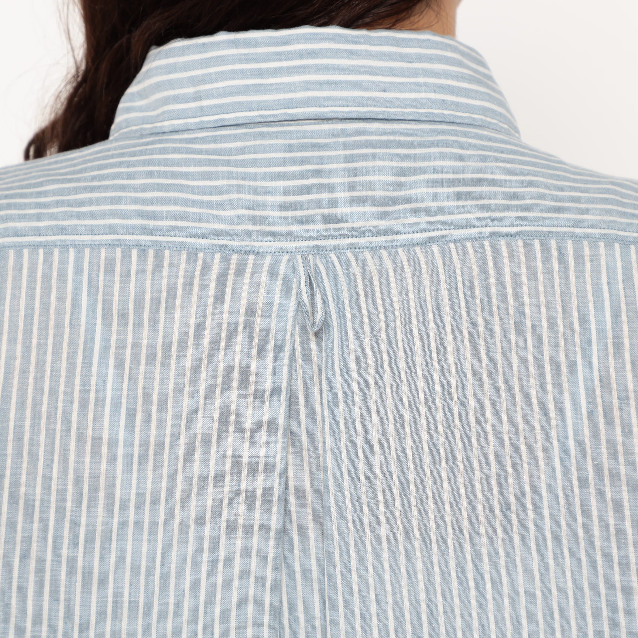 Women's Linen Round Collar Short Sleeve Pullover Shirt Pattern - Image 10