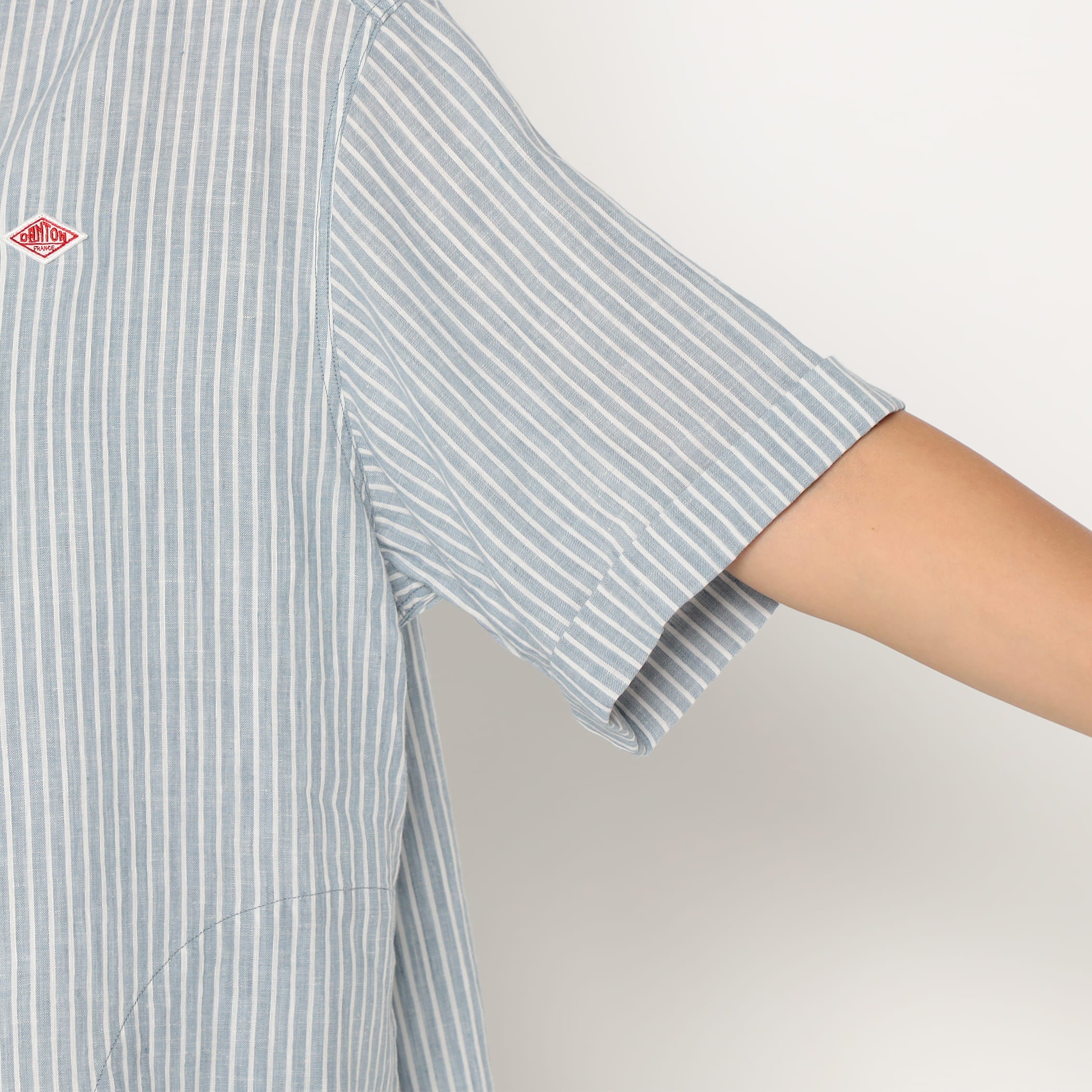 Women's Linen Round Collar Short Sleeve Pullover Shirt Pattern - Image 12