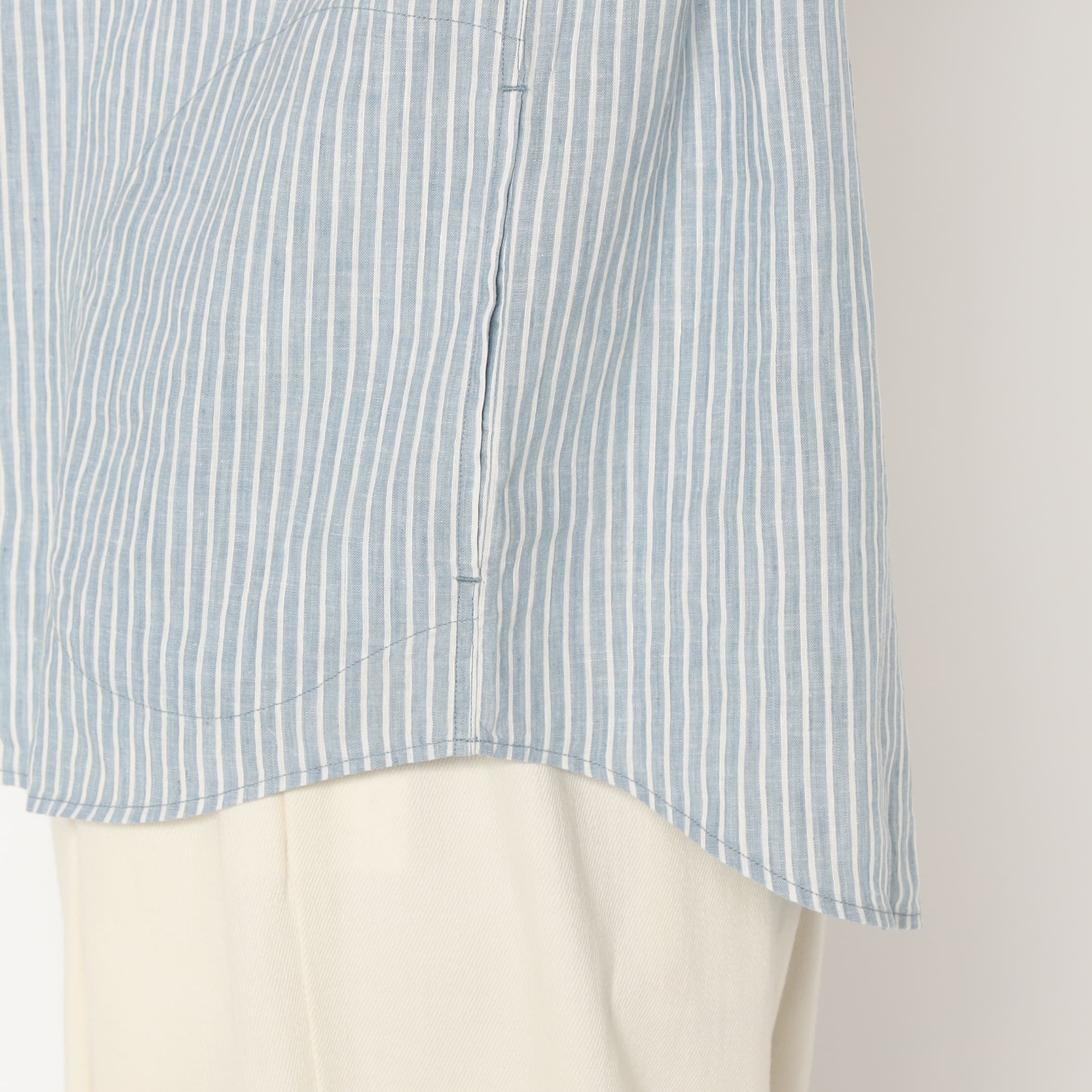 Women's Linen Round Collar Short Sleeve Pullover Shirt Pattern - Image 13