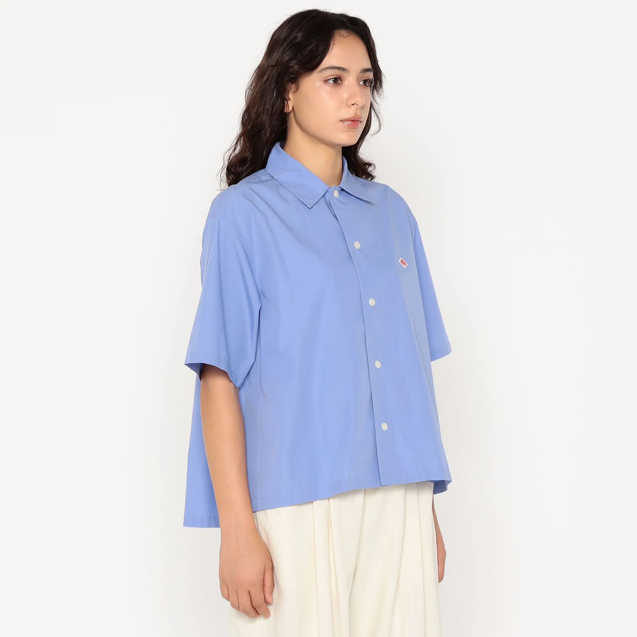 Women's Cotton Poplin Half Sleeve Shirt - Image 3