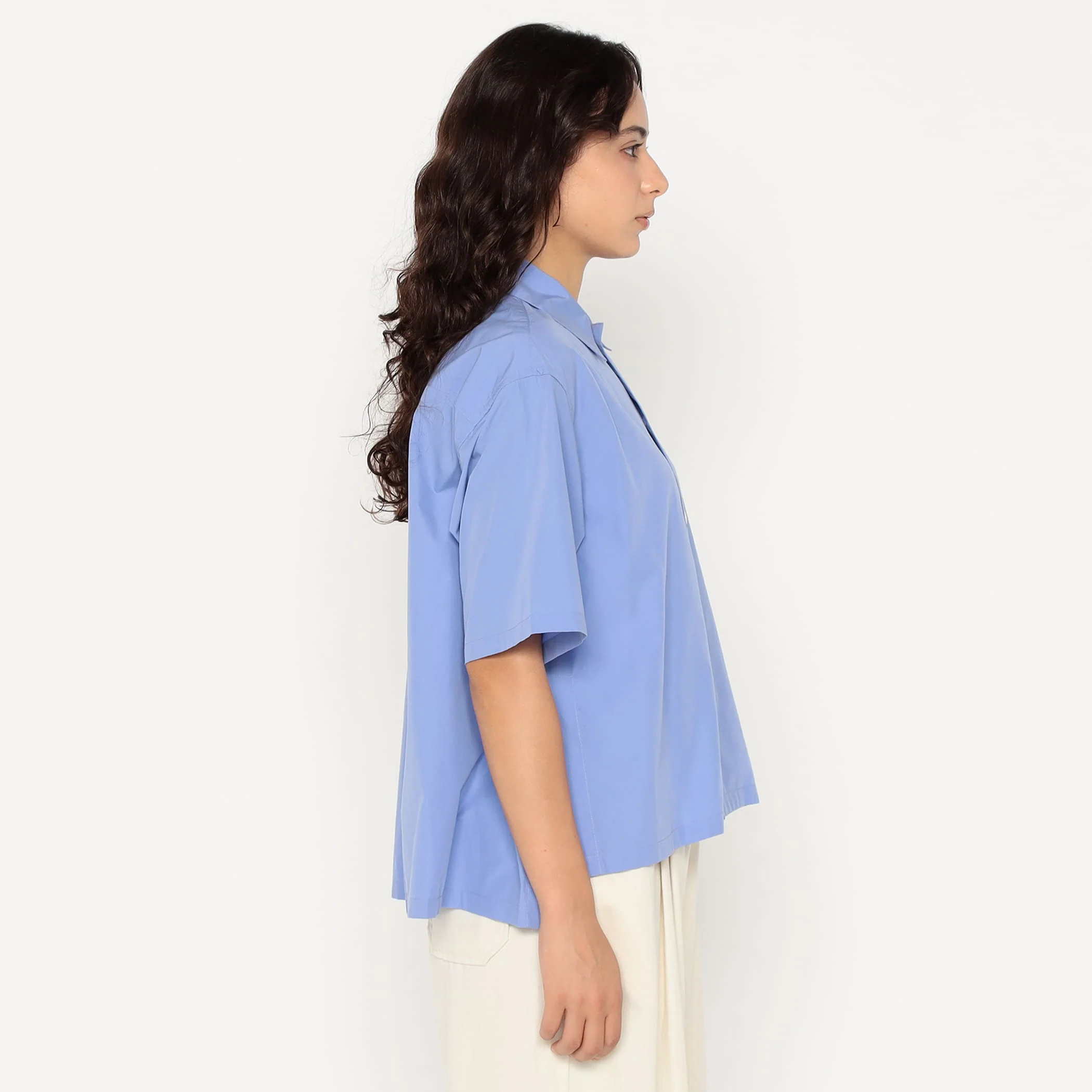 Women's Cotton Poplin Half Sleeve Shirt - Image 4