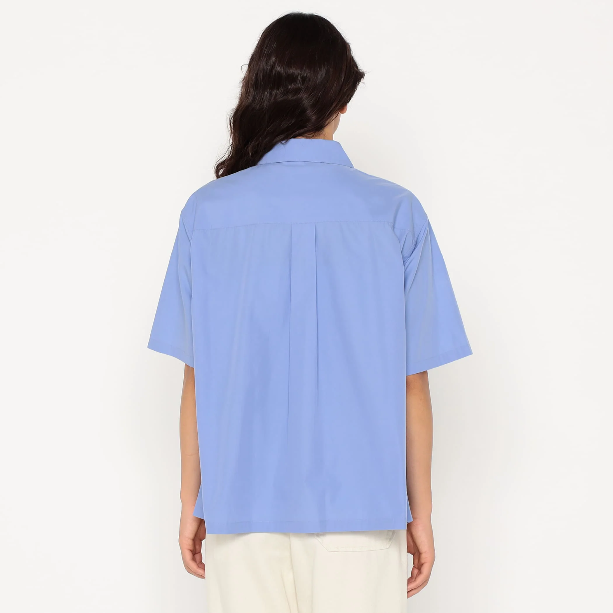 Women's Cotton Poplin Half Sleeve Shirt - Image 6