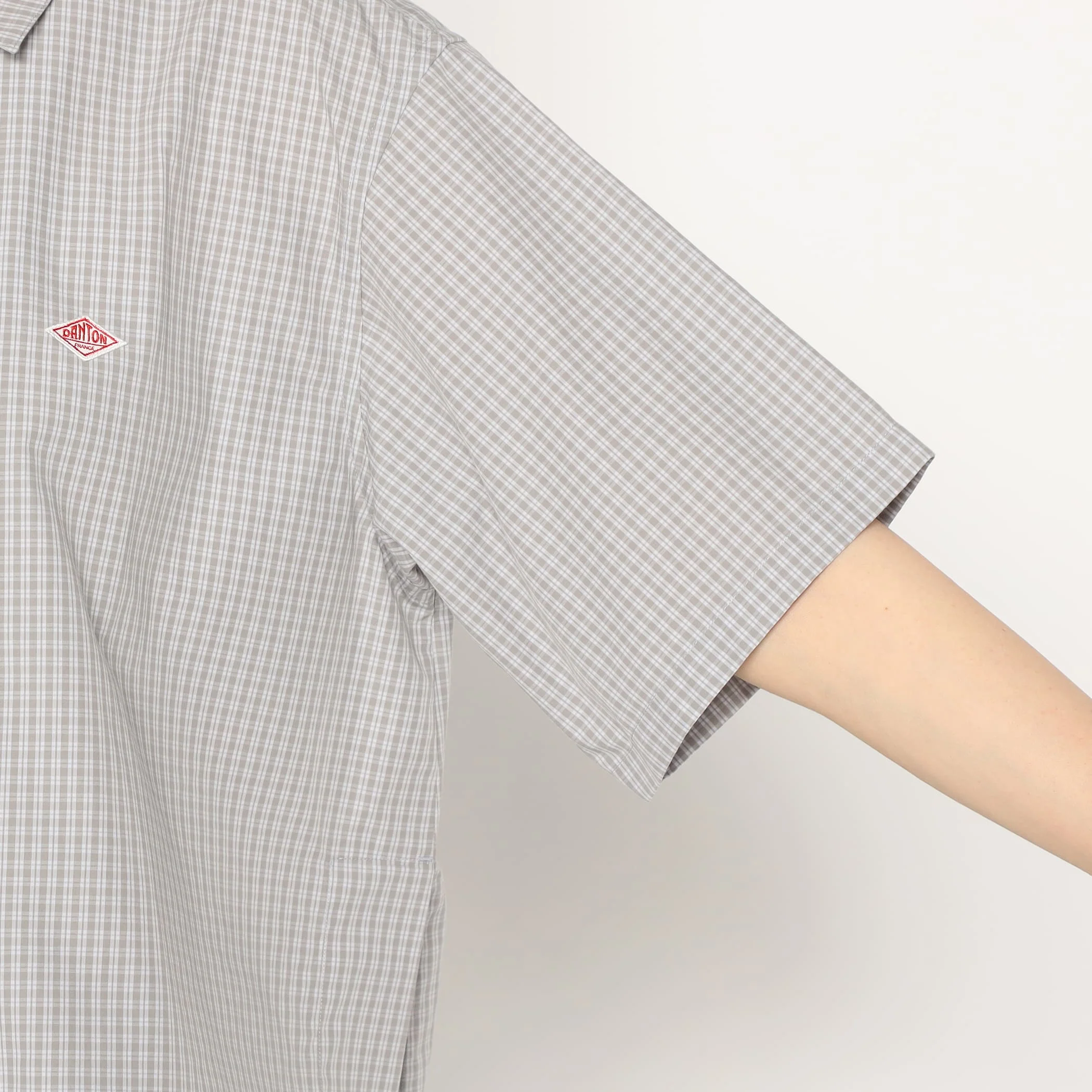 Women's Cotton Poplin Half Sleeve Shirt Plaid - Image 10