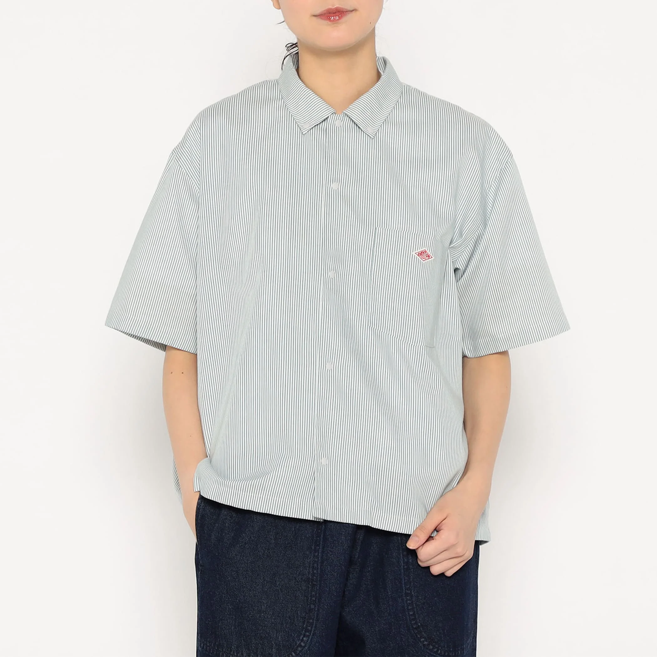 Women's Oxford Short Sleeve Button-Down Shirt - Image 20