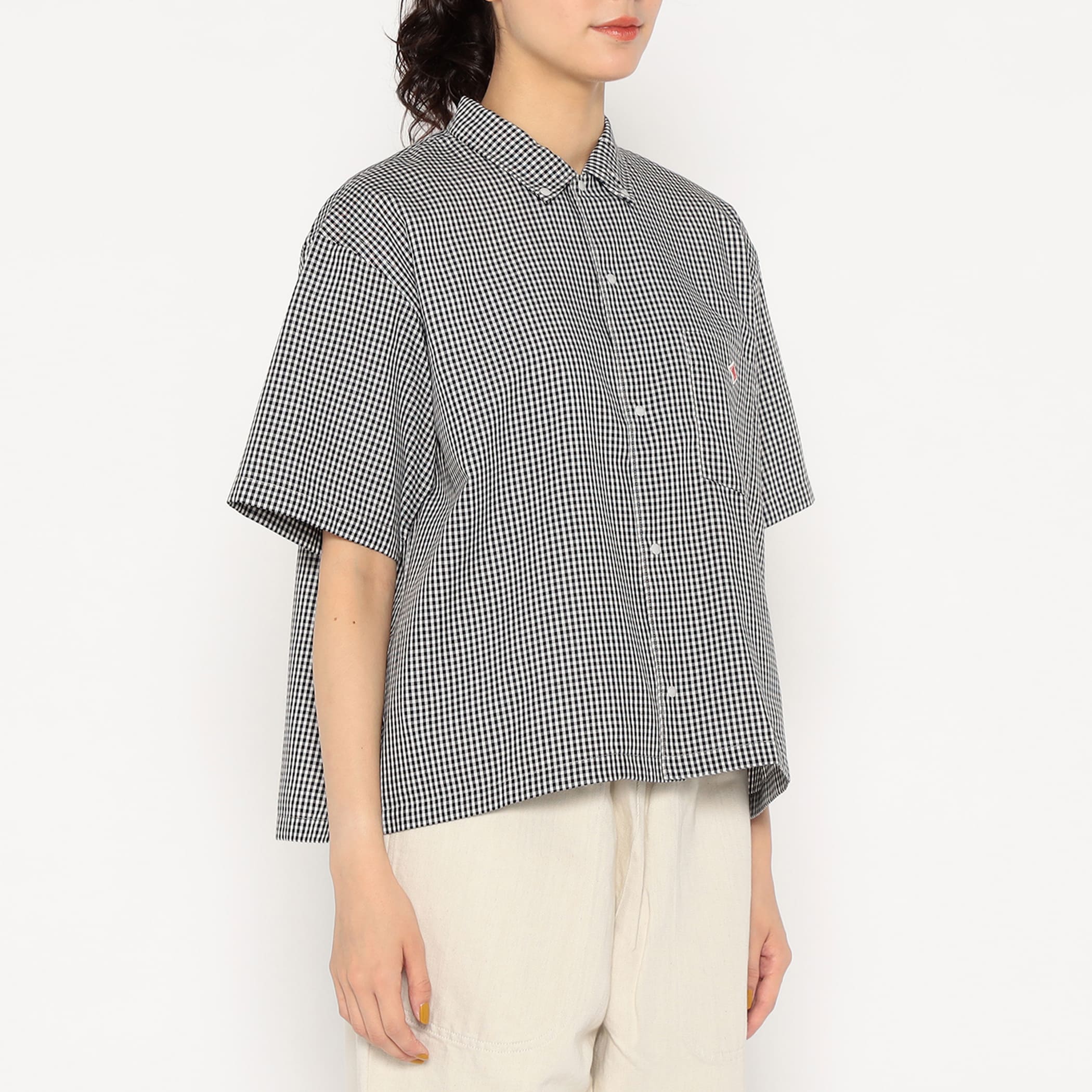 Women's Oxford Short Sleeve Button-Down Shirt - Image 4