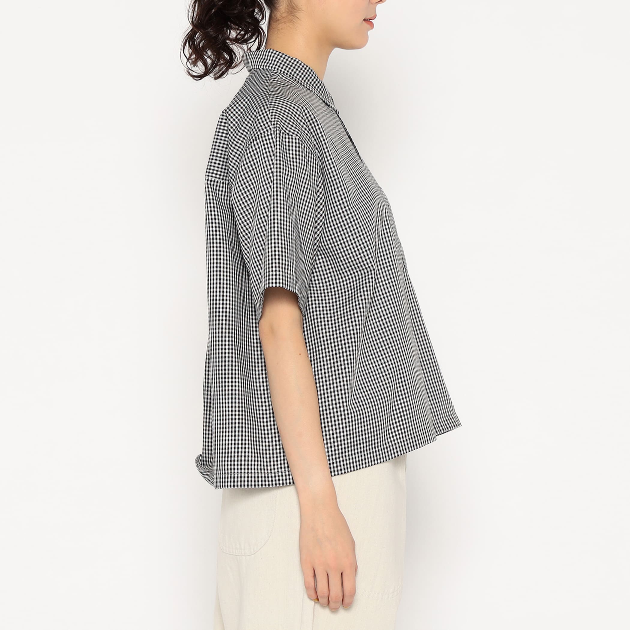 Women's Oxford Short Sleeve Button-Down Shirt - Image 5