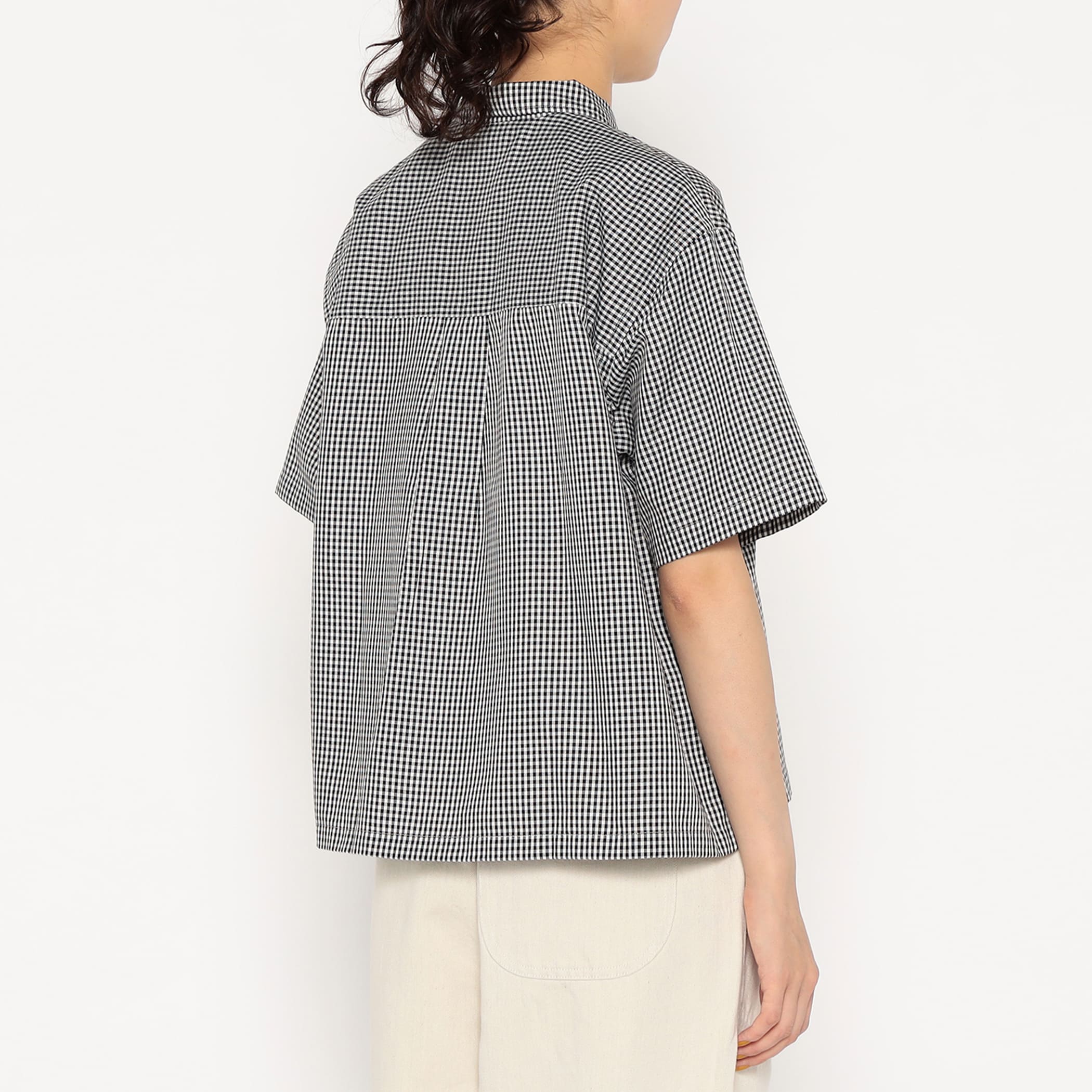 Women's Oxford Short Sleeve Button-Down Shirt - Image 6